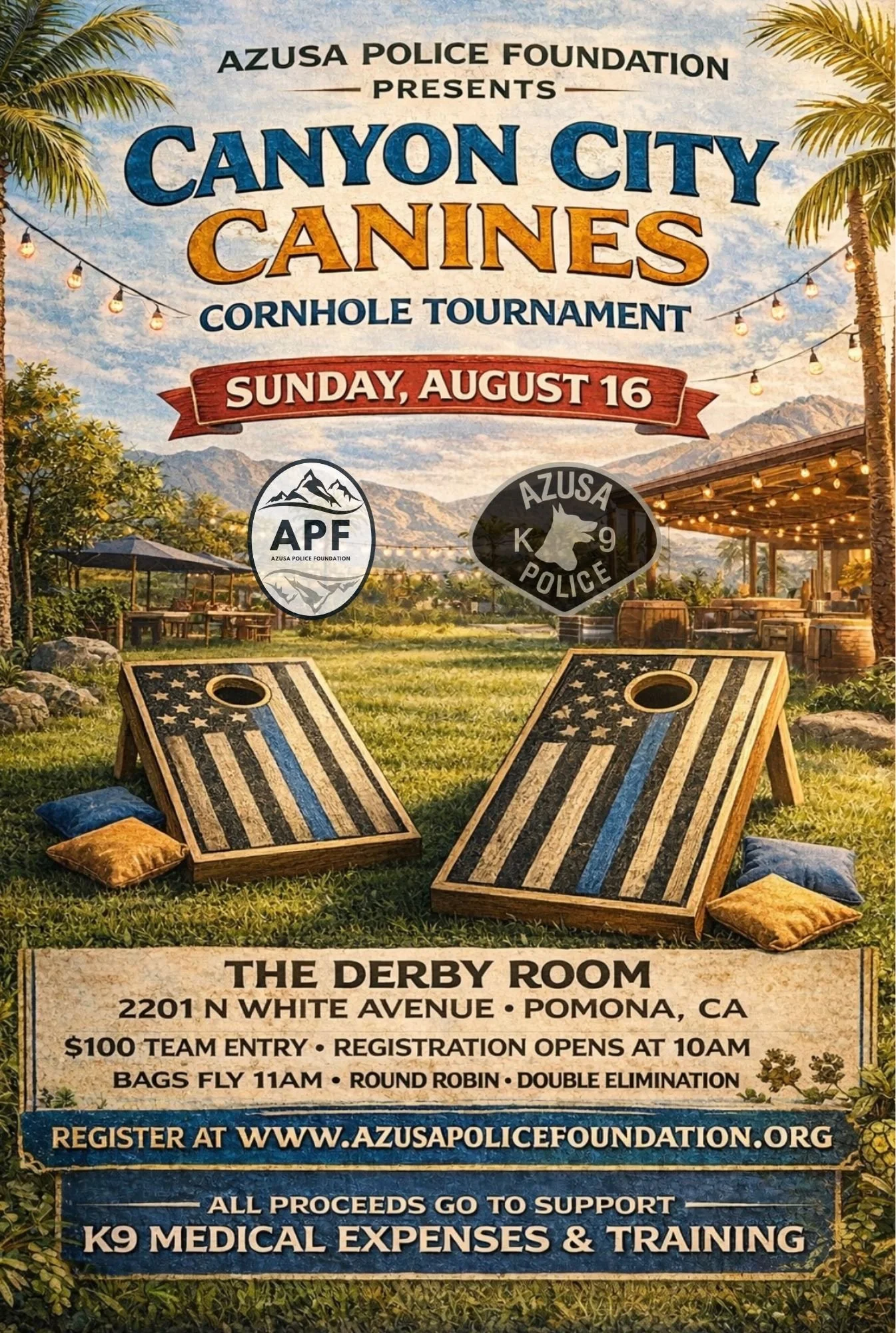 Canyon City Canines Cornhole Tournament