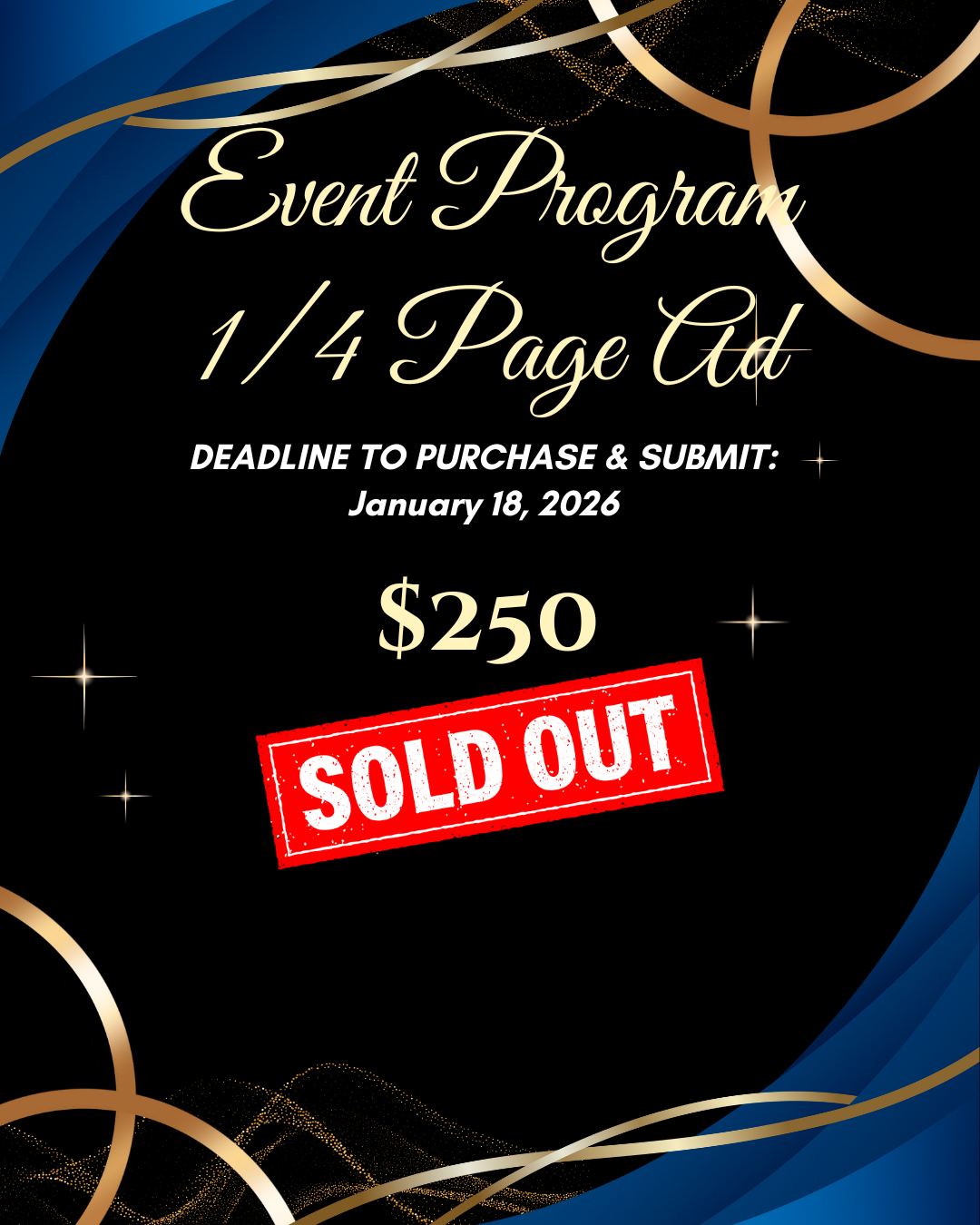 Event Program - 1/4 Page Ad