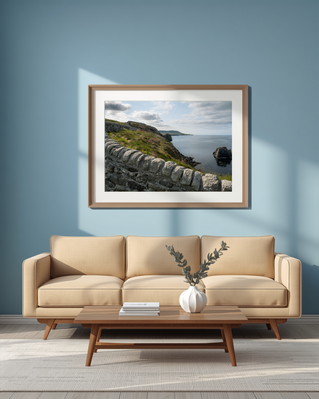 Brown Modern Minimal Living Room Horizontal Wall Art Poster Frame Mockup Instagram Post.png