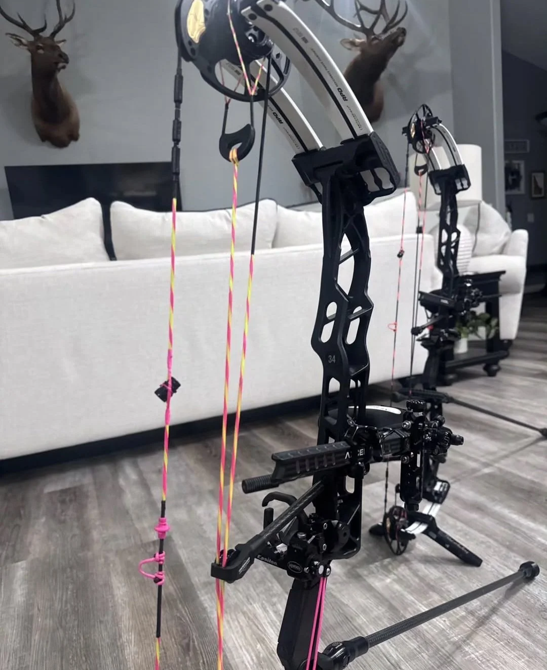 mathews title with flo yellow and pink 452xtra bcy material
