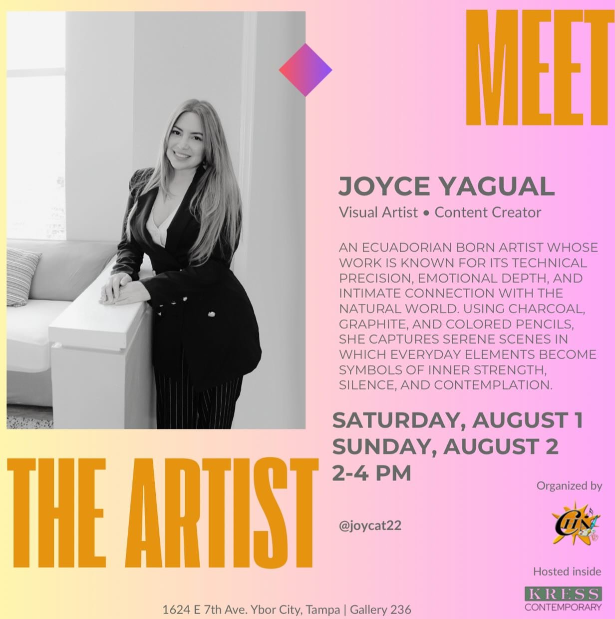 CHA's Meet the Artist: Joyce Yagual