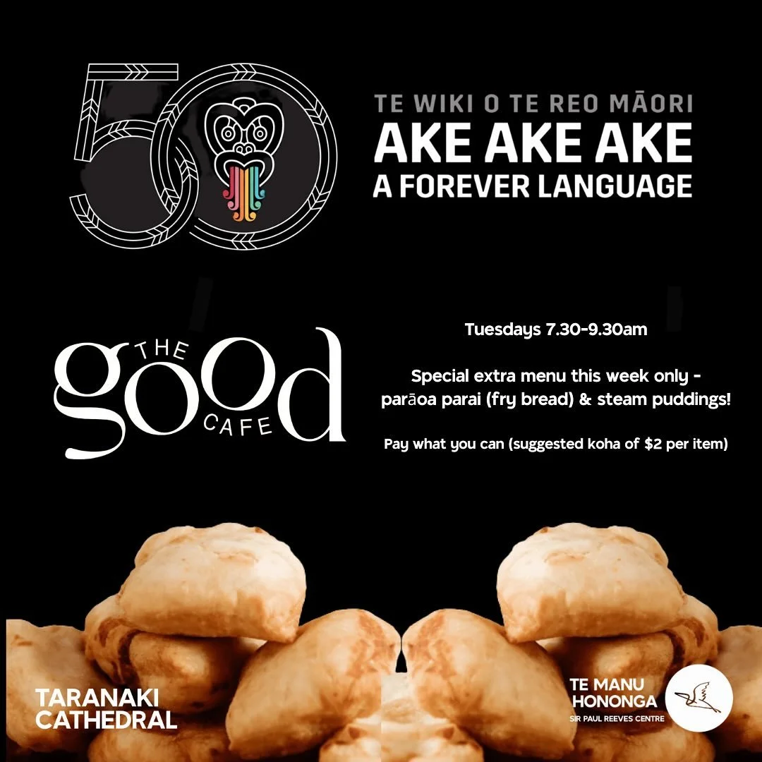 Every Tuesday The Good Cafe runs out of our wharekai 7.30-9.30am🍽️ for te wiki o te reo Māori this week the menu features some extra special items - parāoa parai and steam puddings! Strictly limited, so the early birds get the treats!🤤 #tewikiotere