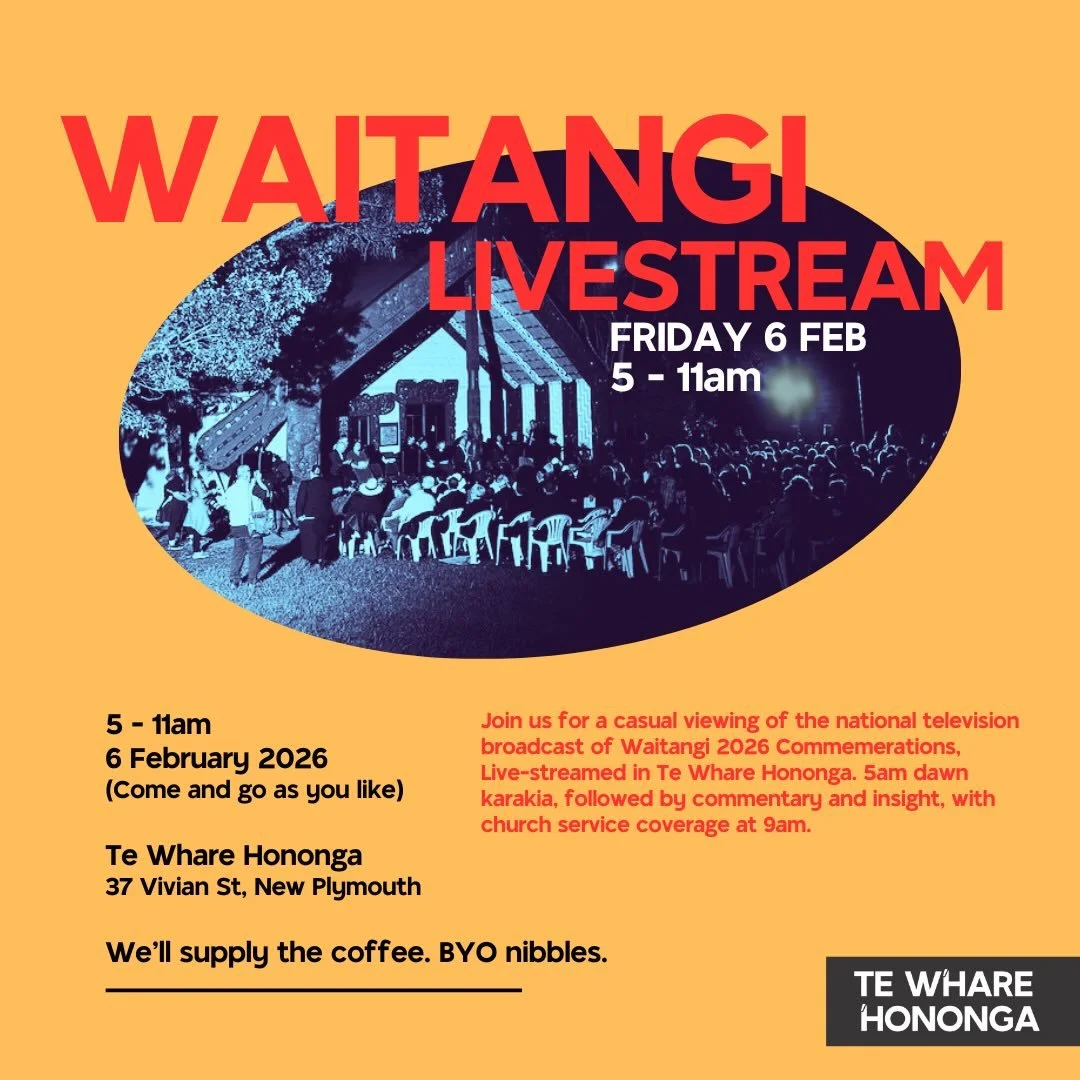 This Friday 6 February, Te Whare Hononga will open streaming Māori TV coverage of both the dawn service at 5am and the ecumenical service at 9am. Then, you can wander down to Ngāmotu Beach and join Ngāti Te Whiti for a festival of fun☀️