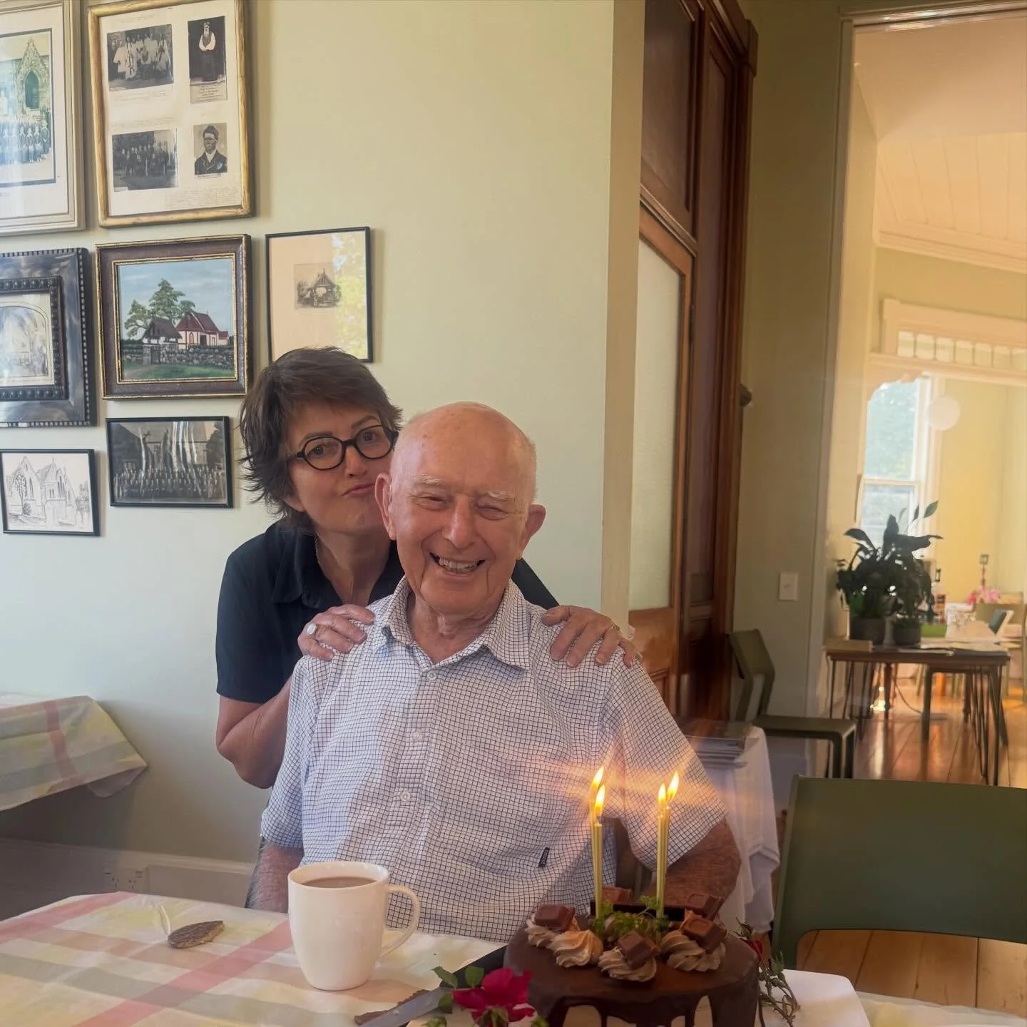🎂Celebrating one of our most hardworking gardeners David Harrop&rsquo;s birthday today at 95! His secret to a long healthy life: stay interested, and do lots of things💚 thank you David!🌱