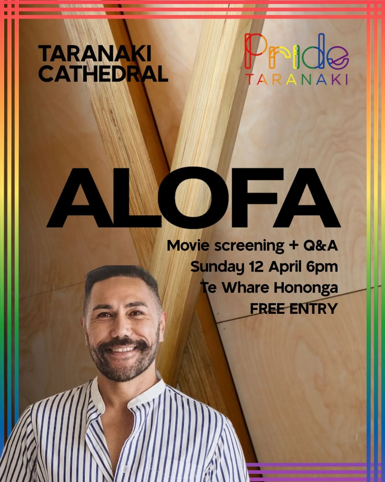 Our first event for Pride Week 2026 is a showing of Andre Afamasaga&rsquo;s 26-minute documentary &ldquo;Alofa&rdquo; (&ldquo;to love&rdquo; in Samoan) followed by a Q&amp;A. Sunday 12 April 6pm in Te Whare Hononga🌈 join us on Andre&rsquo;s journey 