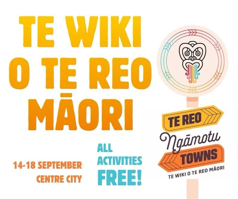 Join Taranaki Cathedral / Te Whare Hononga, Ngāti te Whiti, Central School and Te Wānanga o Aotearoa at Centre City in the old 2 degrees shop for Te Wiki o Te Reo Māori 2026! We will be there 9am-3pm Monday to Friday.

There will be games, performanc