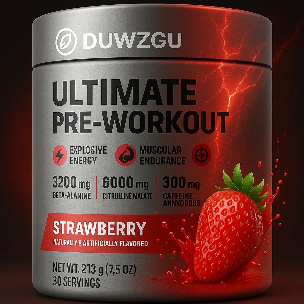 Strawberry Pre-Workout gummies