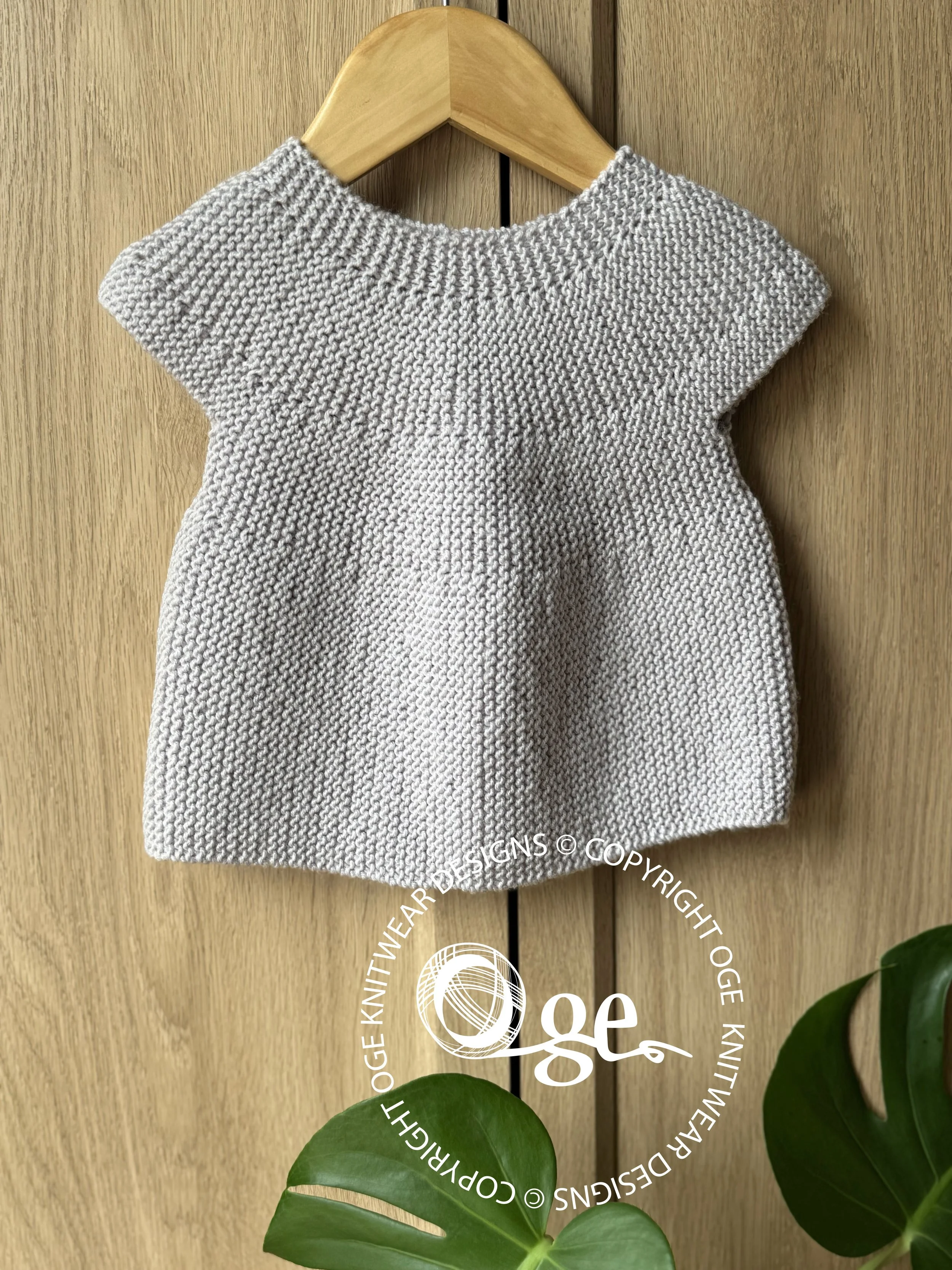 KNITTING PATTERN -- Baby Angel Top - P057
