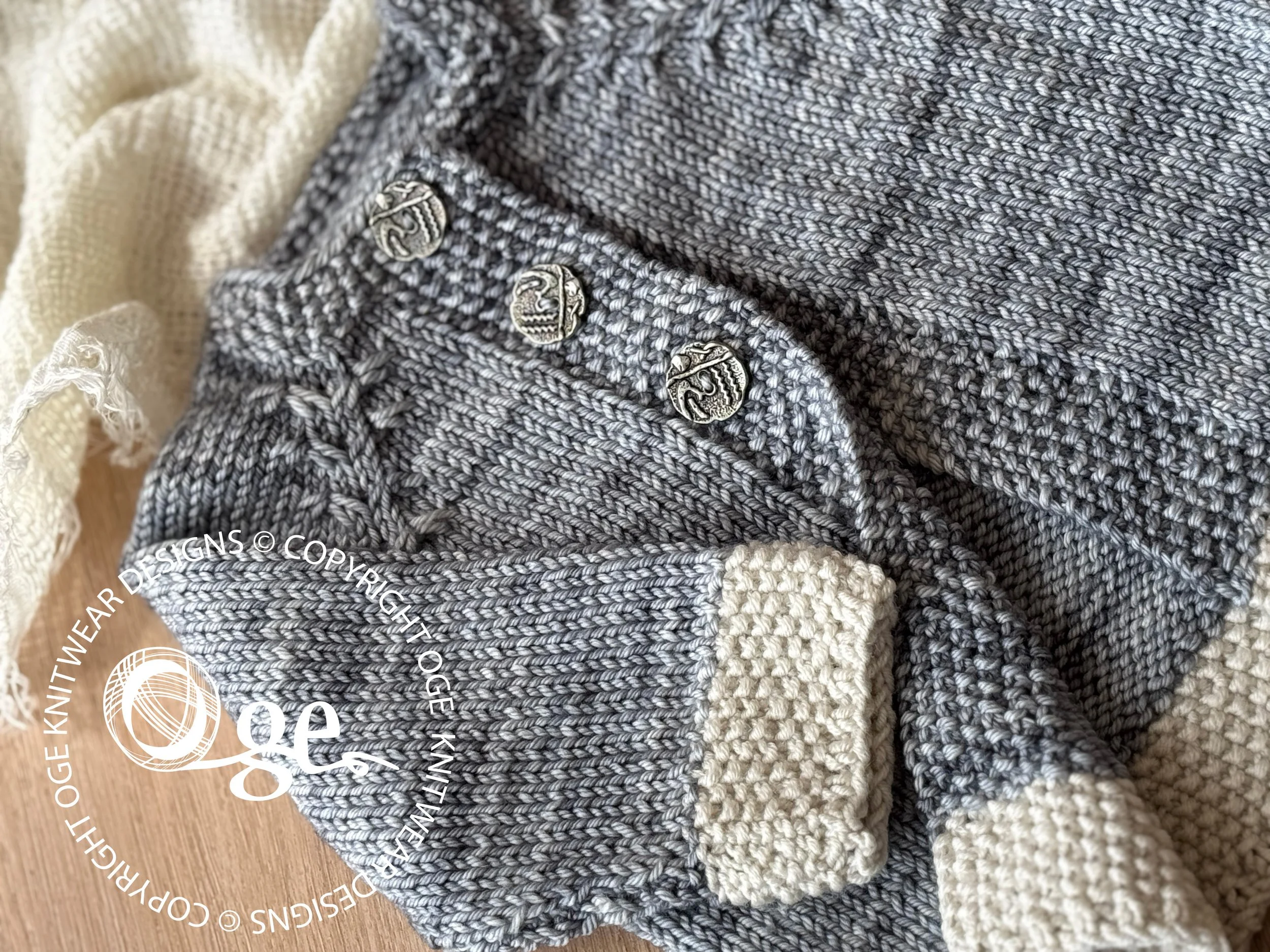 KNITTING PATTERN -Flavel Cardigan - P233