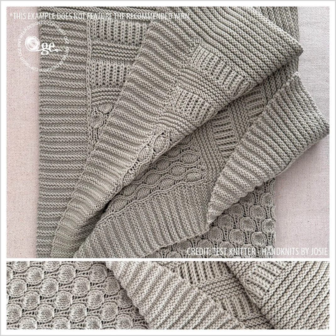 KNITTING PATTERN -- Oliver Blanket - P281 (B)