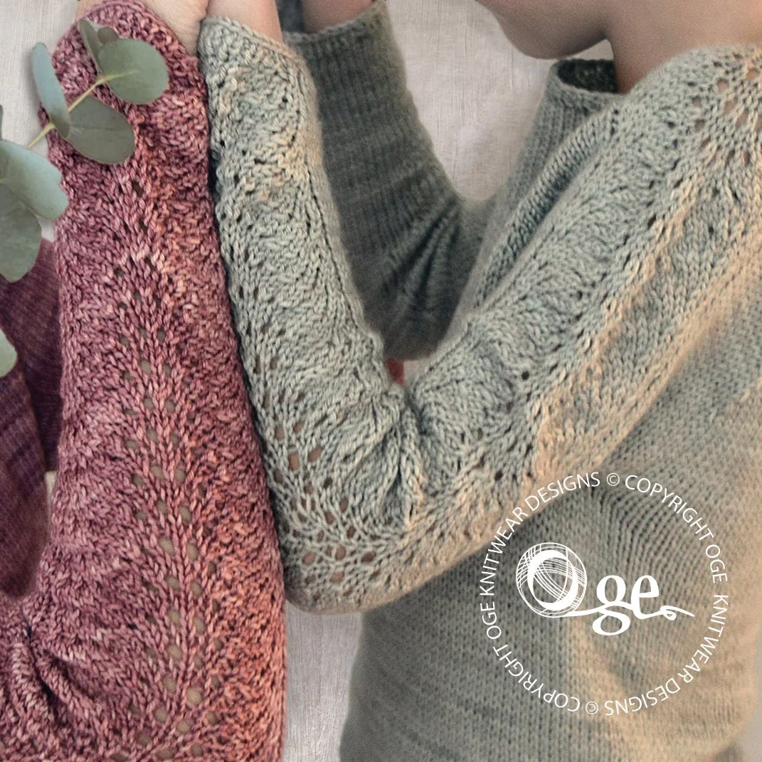 KNITTING PATTERN               -- Chantilly Lace Sweater - P150