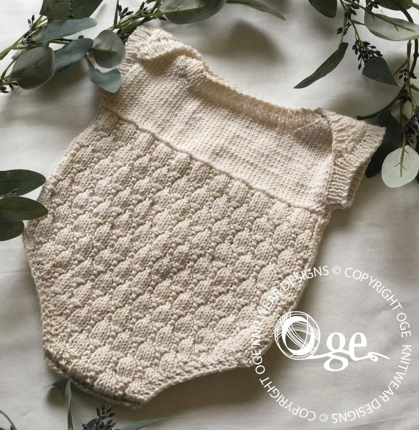 KNITTING PATTERN -- Romper & Cardigan - Honey Pot P177 + P178