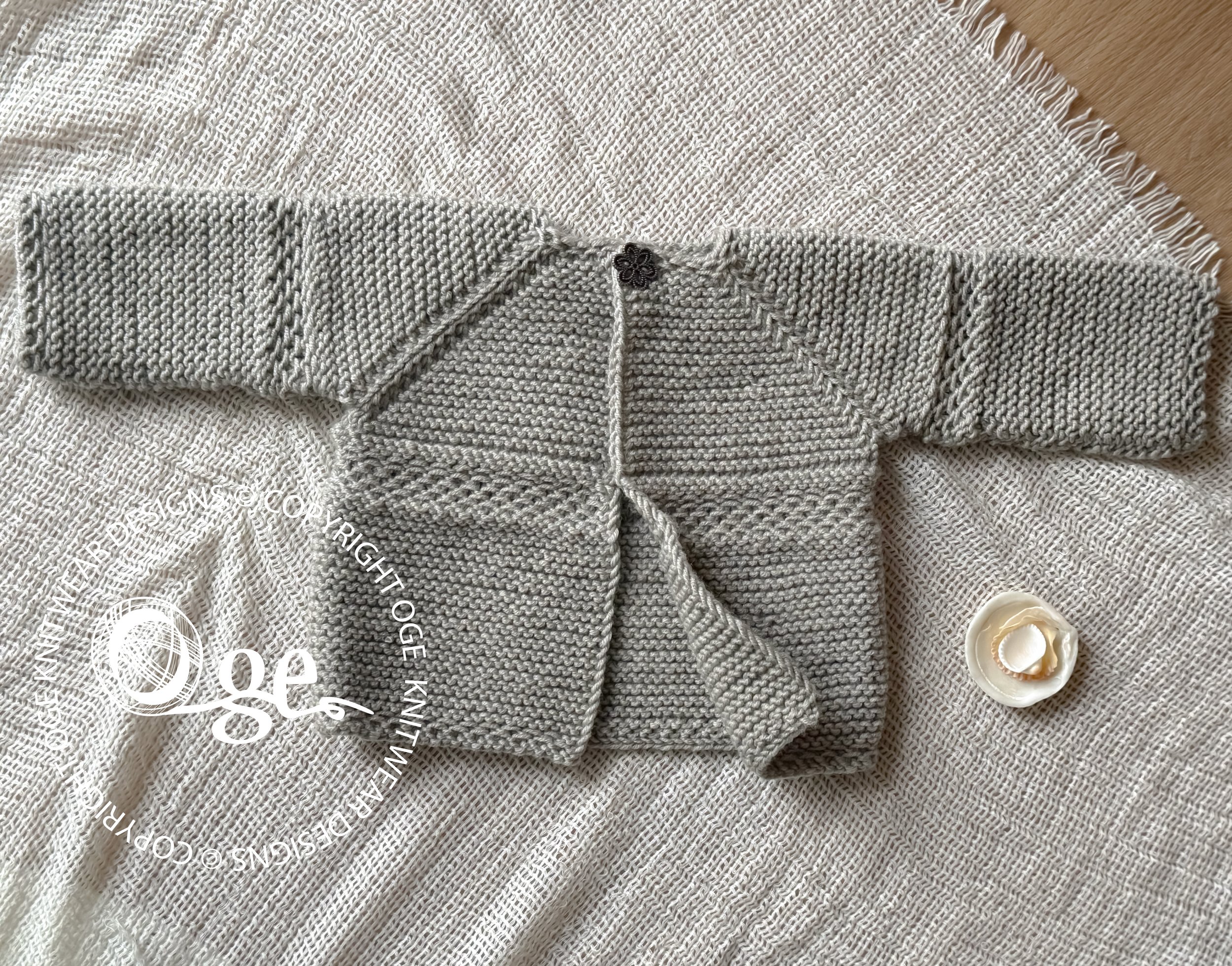 KNITTING PATTERN -- Astrid Cardigan - P306