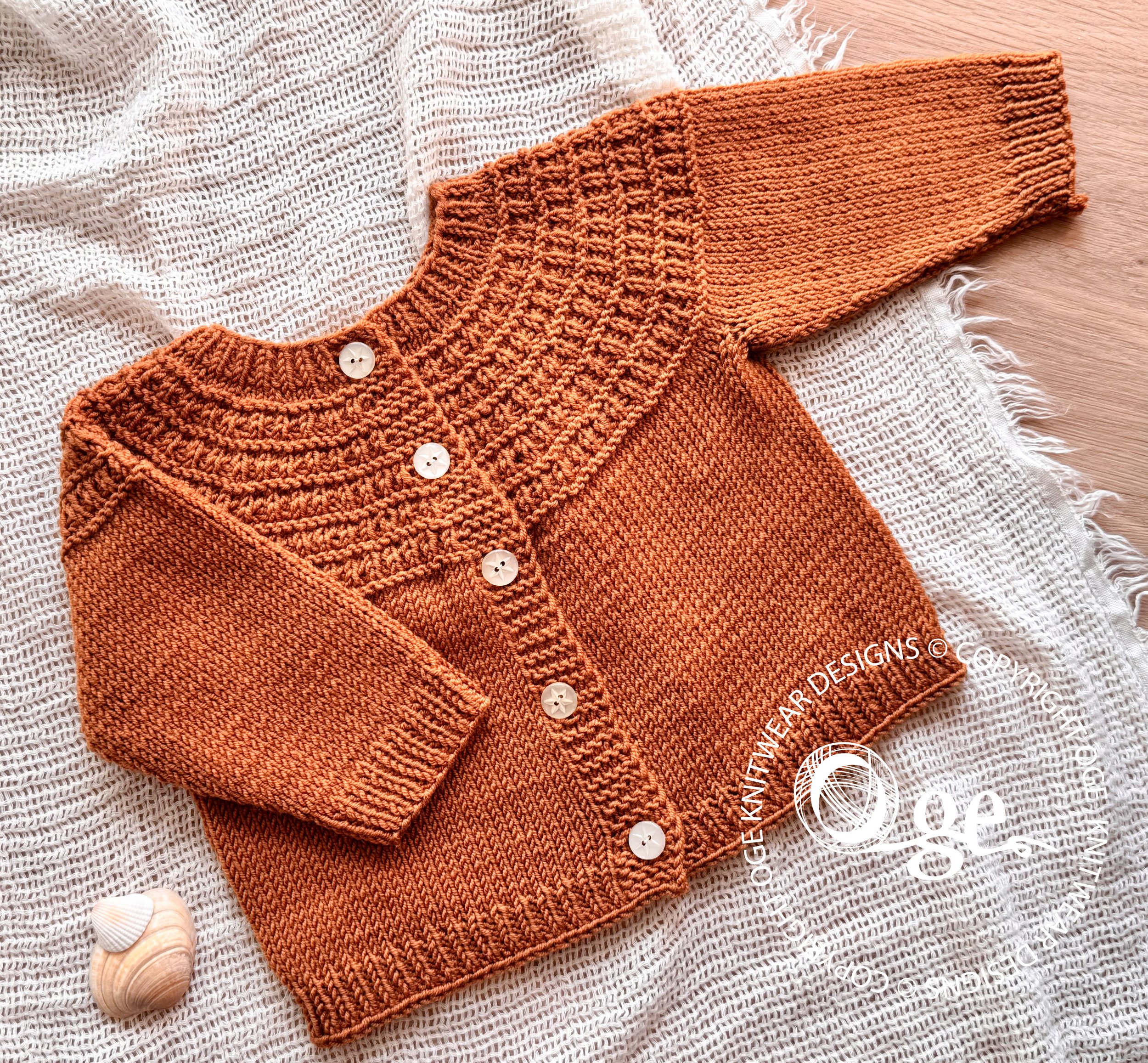 KNITTING PATTERN -- Top Down Raven Falls Cardigan - P262