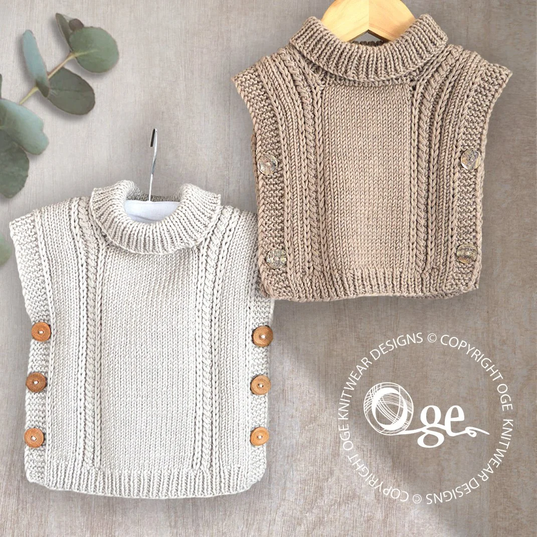 KNITTING PATTERN               -- Hazelbrook Vest - P122
