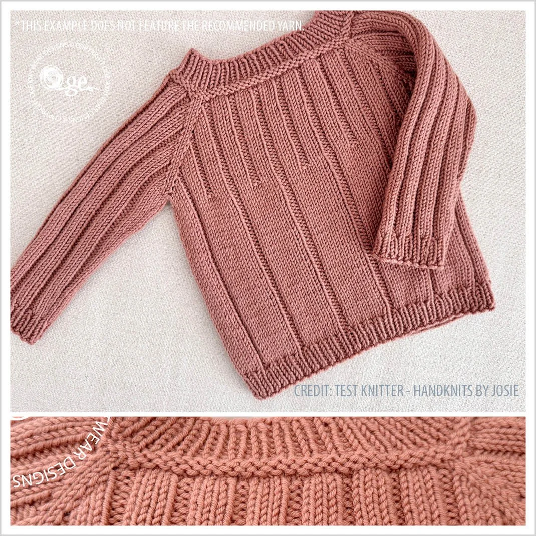 KNITTING PATTERN -- Linsey Sweater - P295