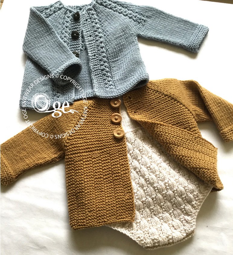 KNITTING PATTERN -- Romper & Cardigan Set - P176, P177 + P178