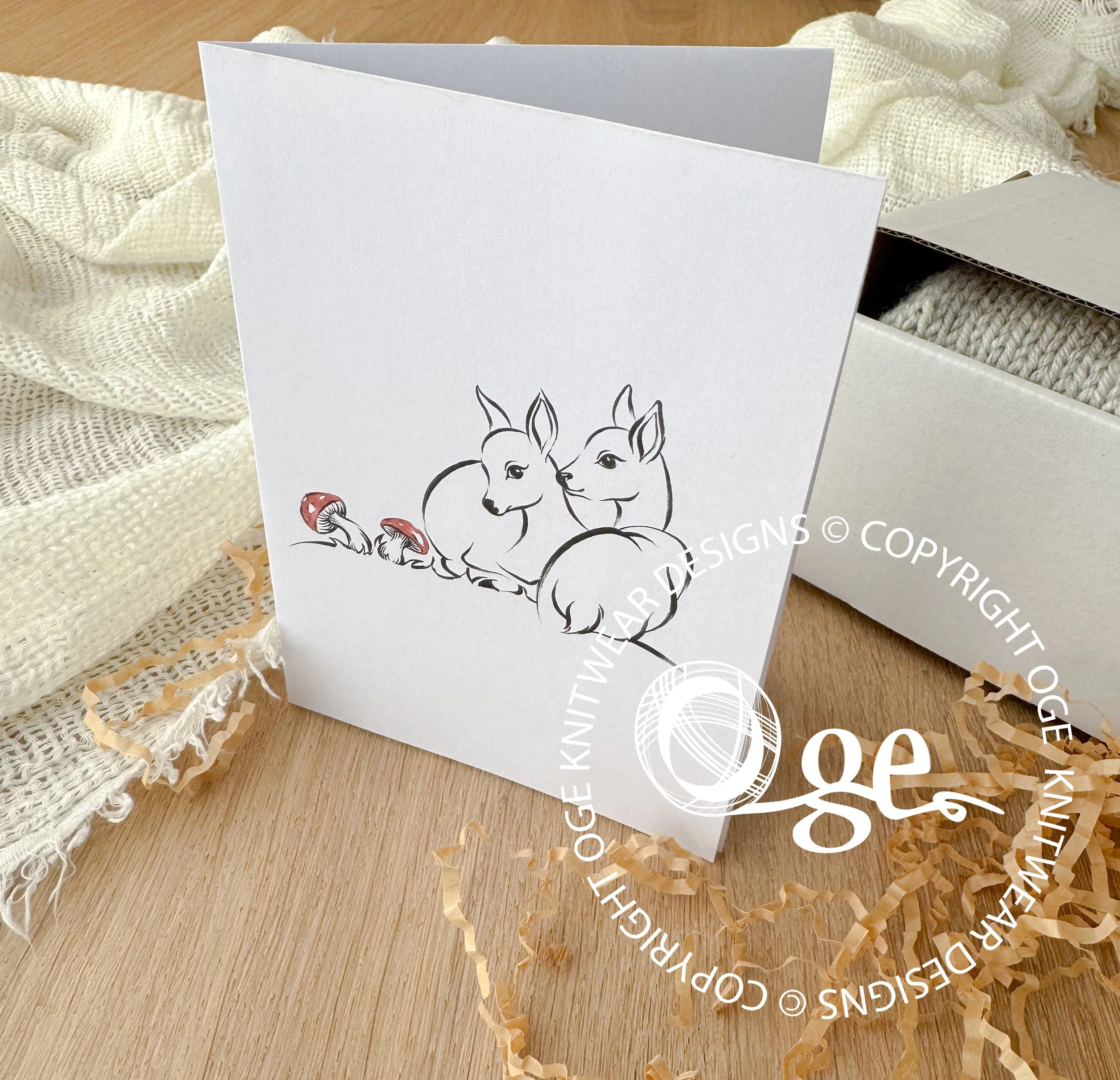 PDF CARD-Baby animal card set - M008