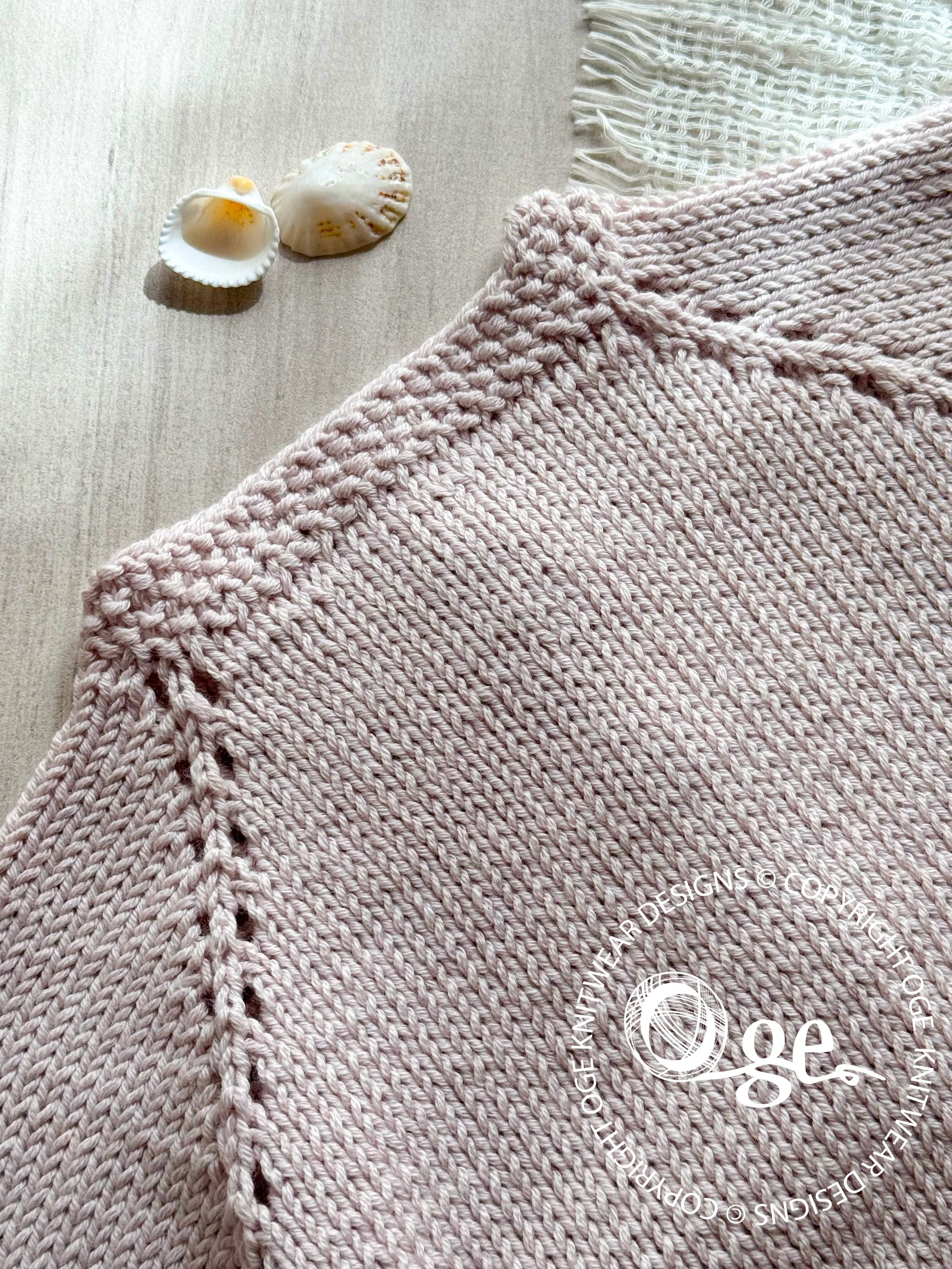 KNITTING PATTERN -- Evian Cardigan - P213
