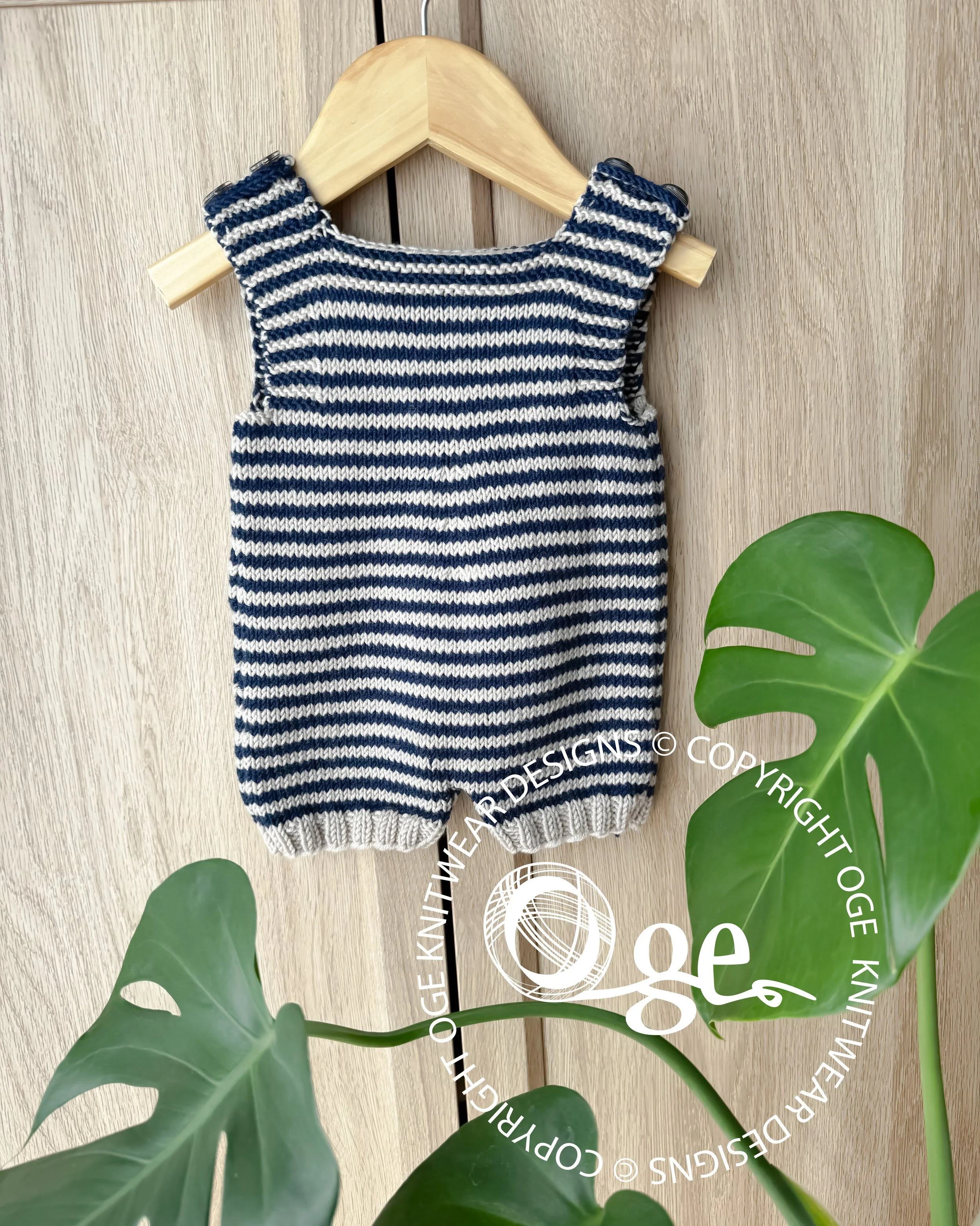 KNITTING PATTERN -- Romper, Shorts and Helmet - P125 (C)