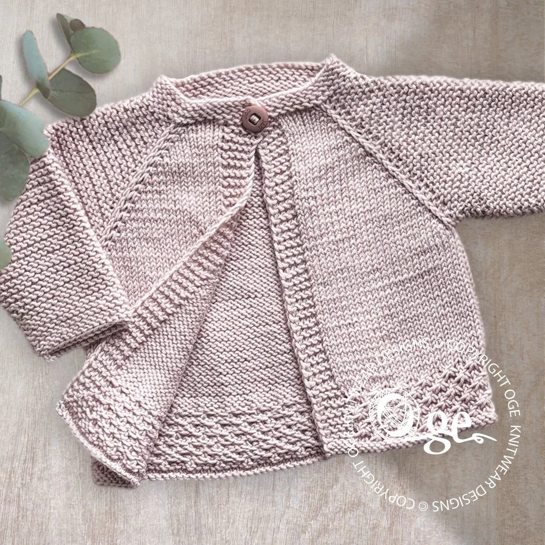 KNITTING PATTERN -- Maebry Top down cardigan - P152