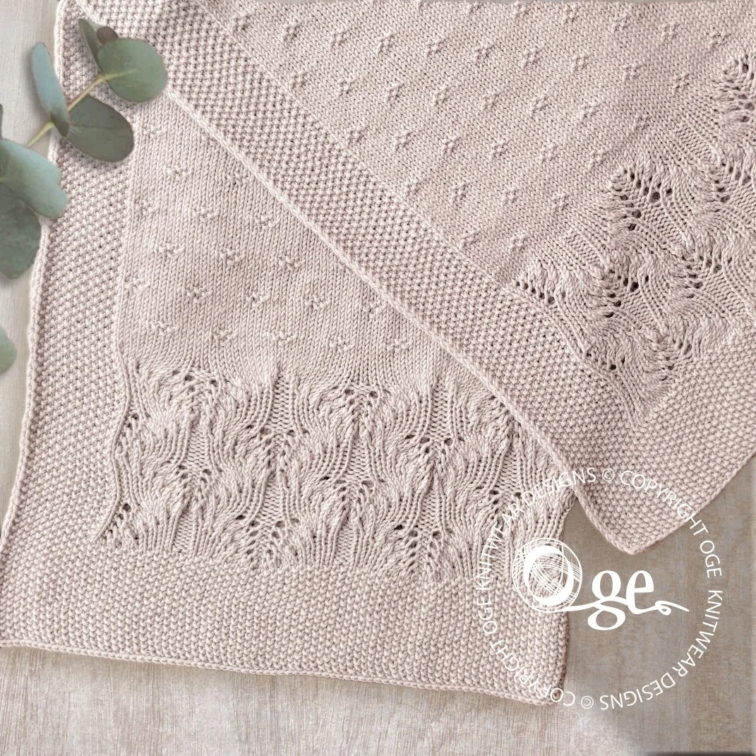 KNITTING PATTERN -- Elise Blanket - P283 (B)