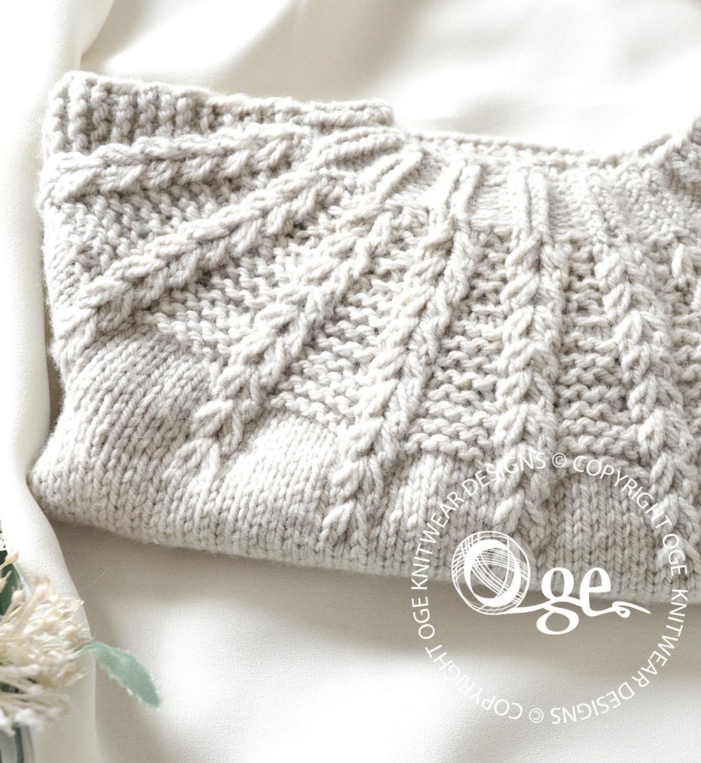 KNITTING PATTERN -- Santarossa Sweater - P259