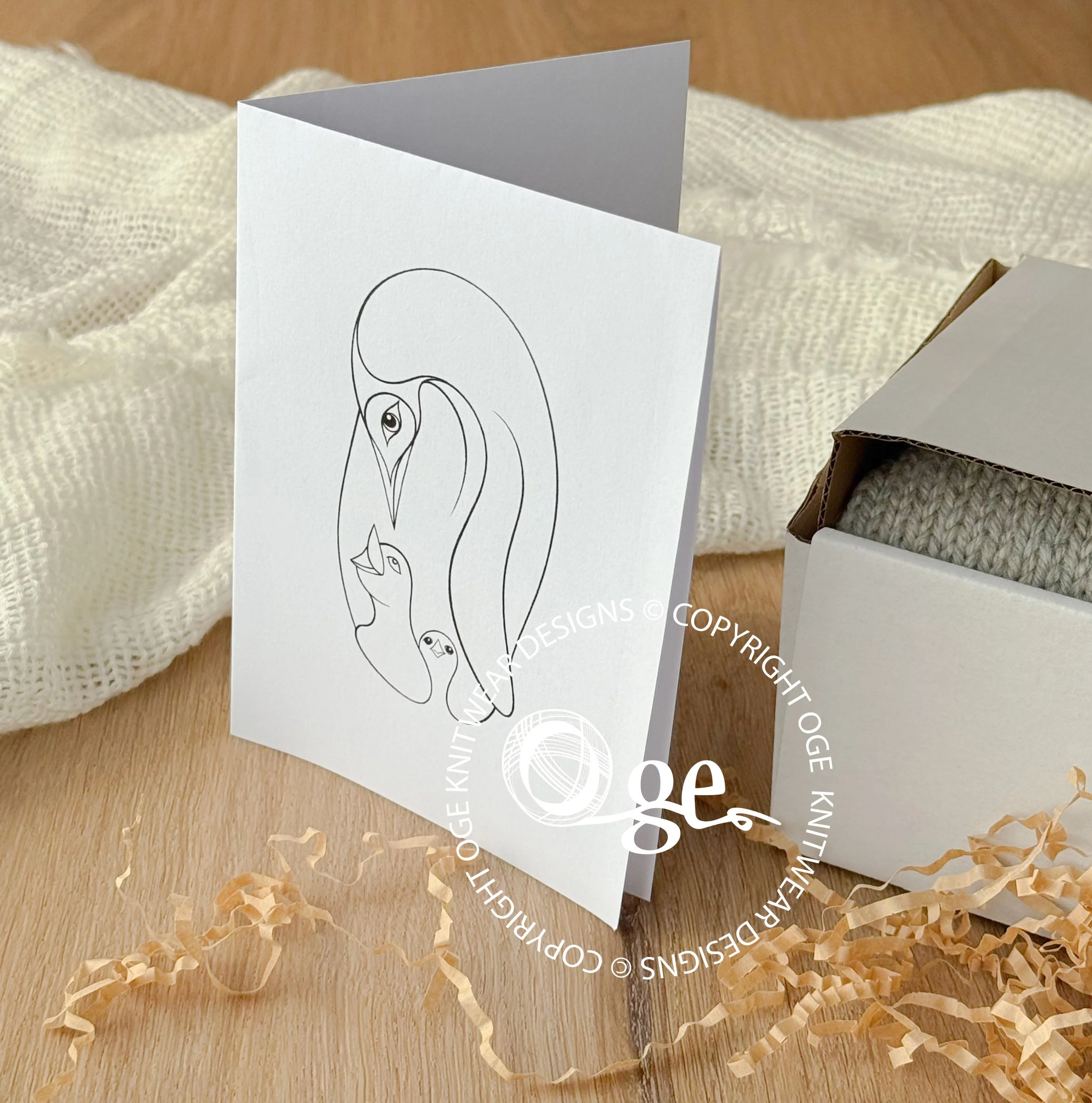 PDF CARD-Baby animal card set - M008
