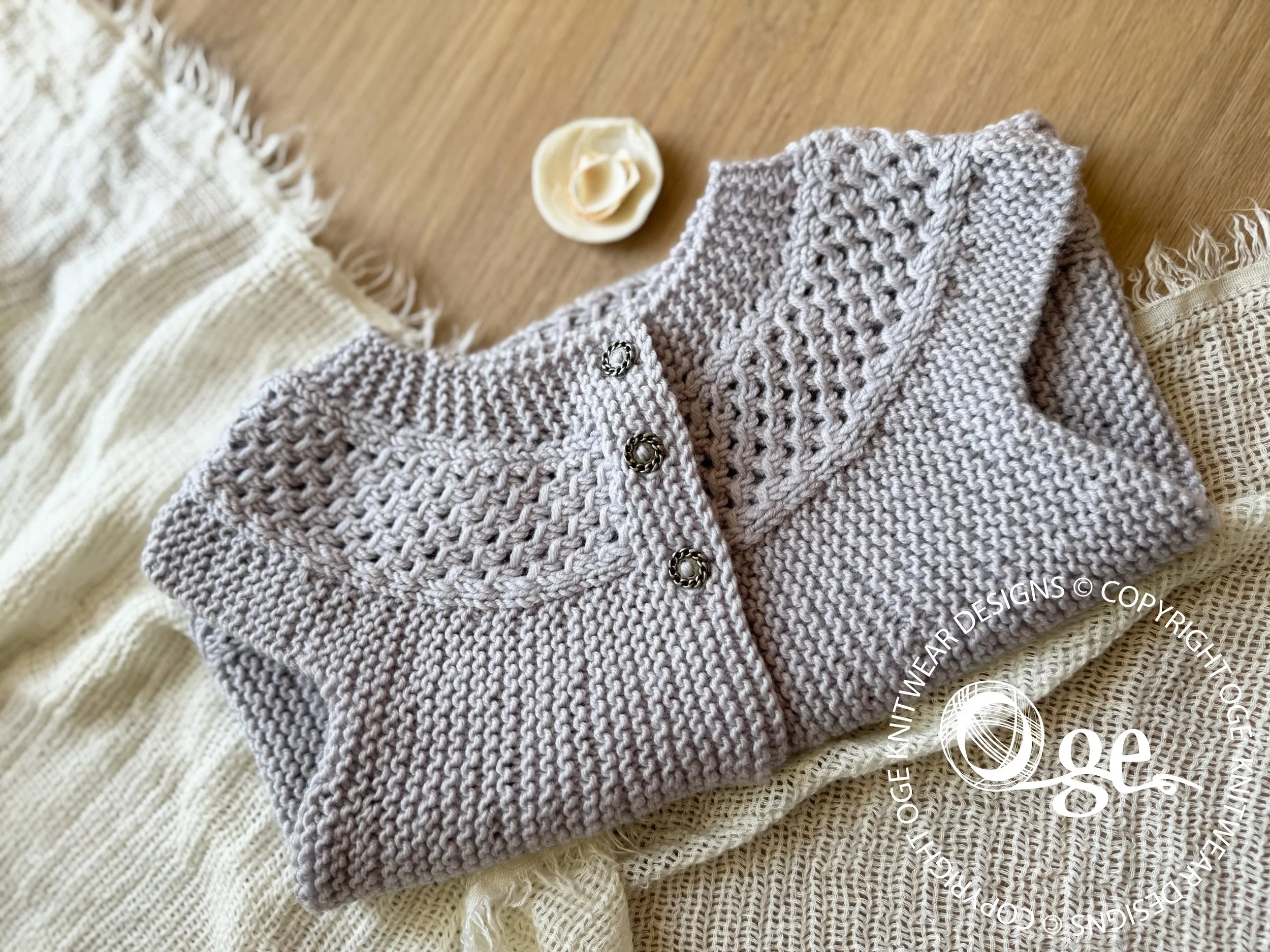 KNITTING PATTERN -- Baby Angel Top - P057
