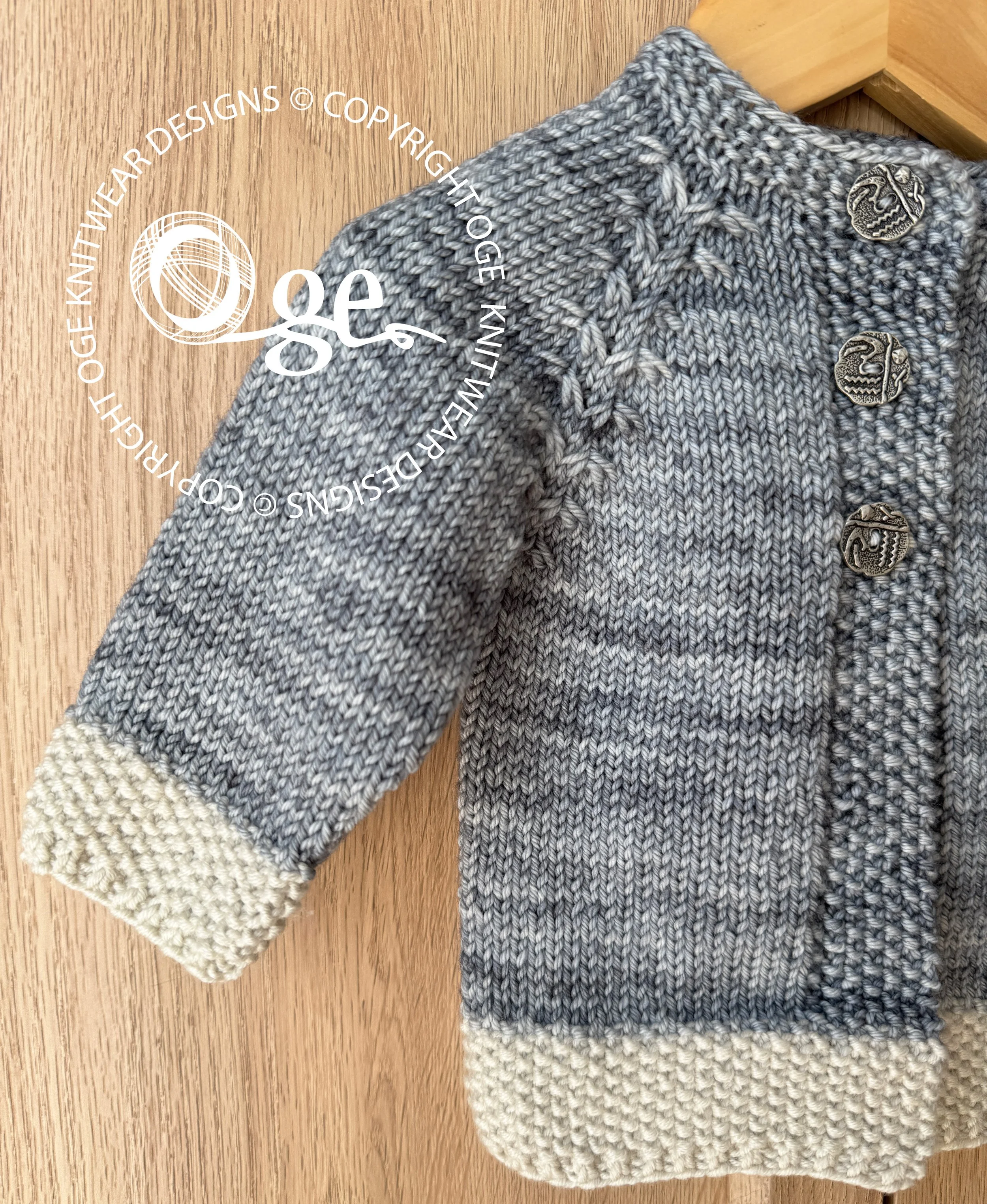 KNITTING PATTERN -Flavel Cardigan - P233