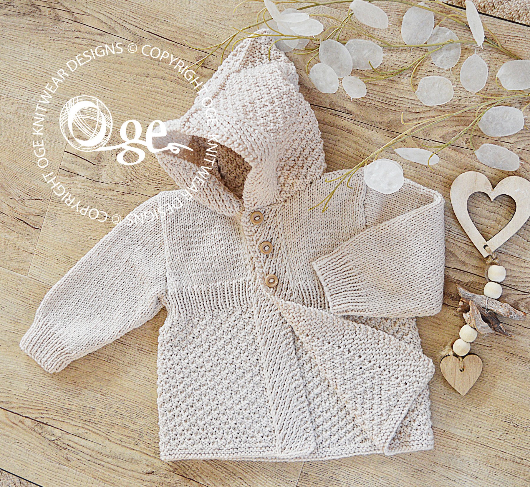 Mayfair Lane textured coat with hood - P114