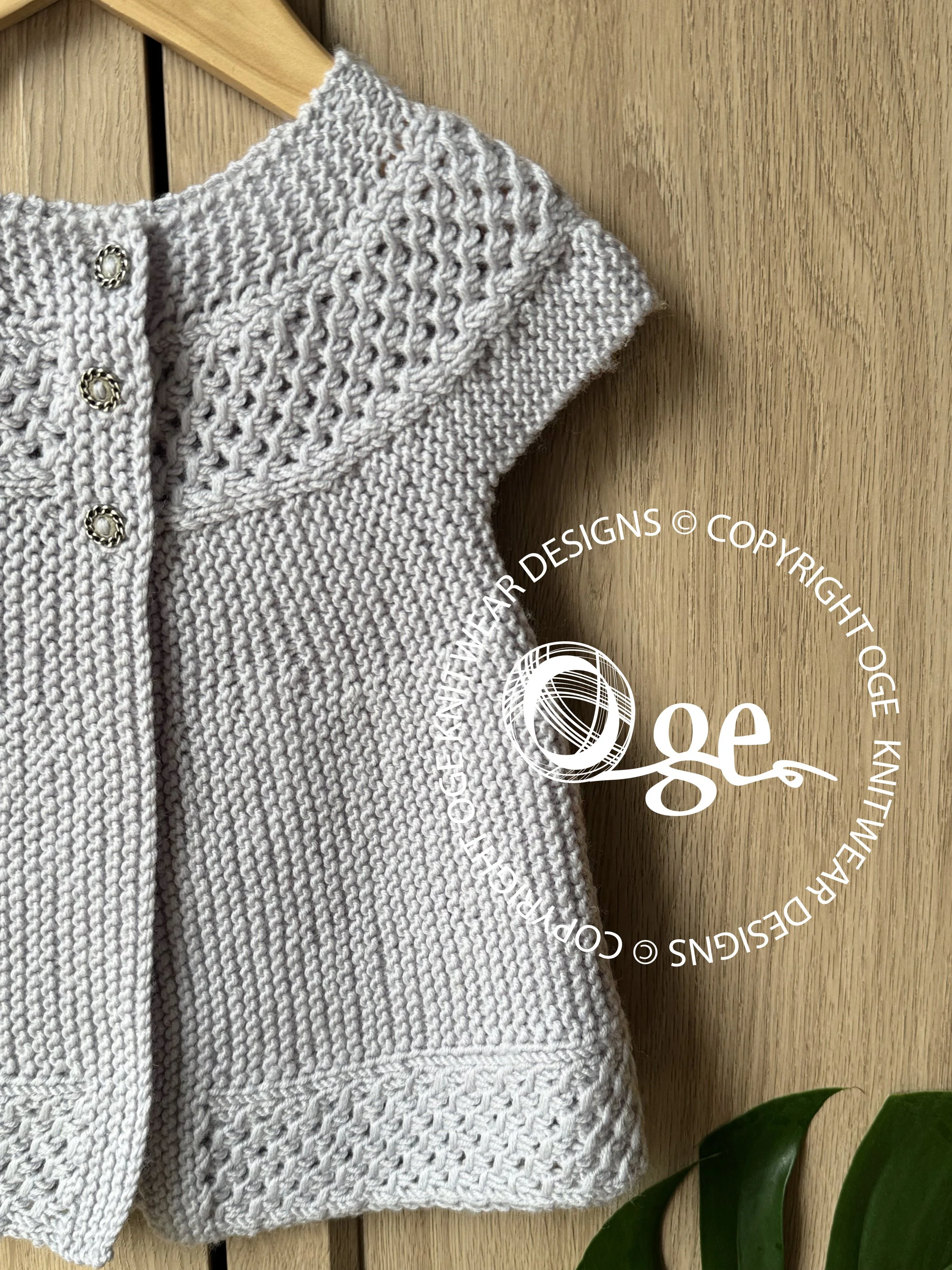 KNITTING PATTERN -- Baby Angel Top - P057