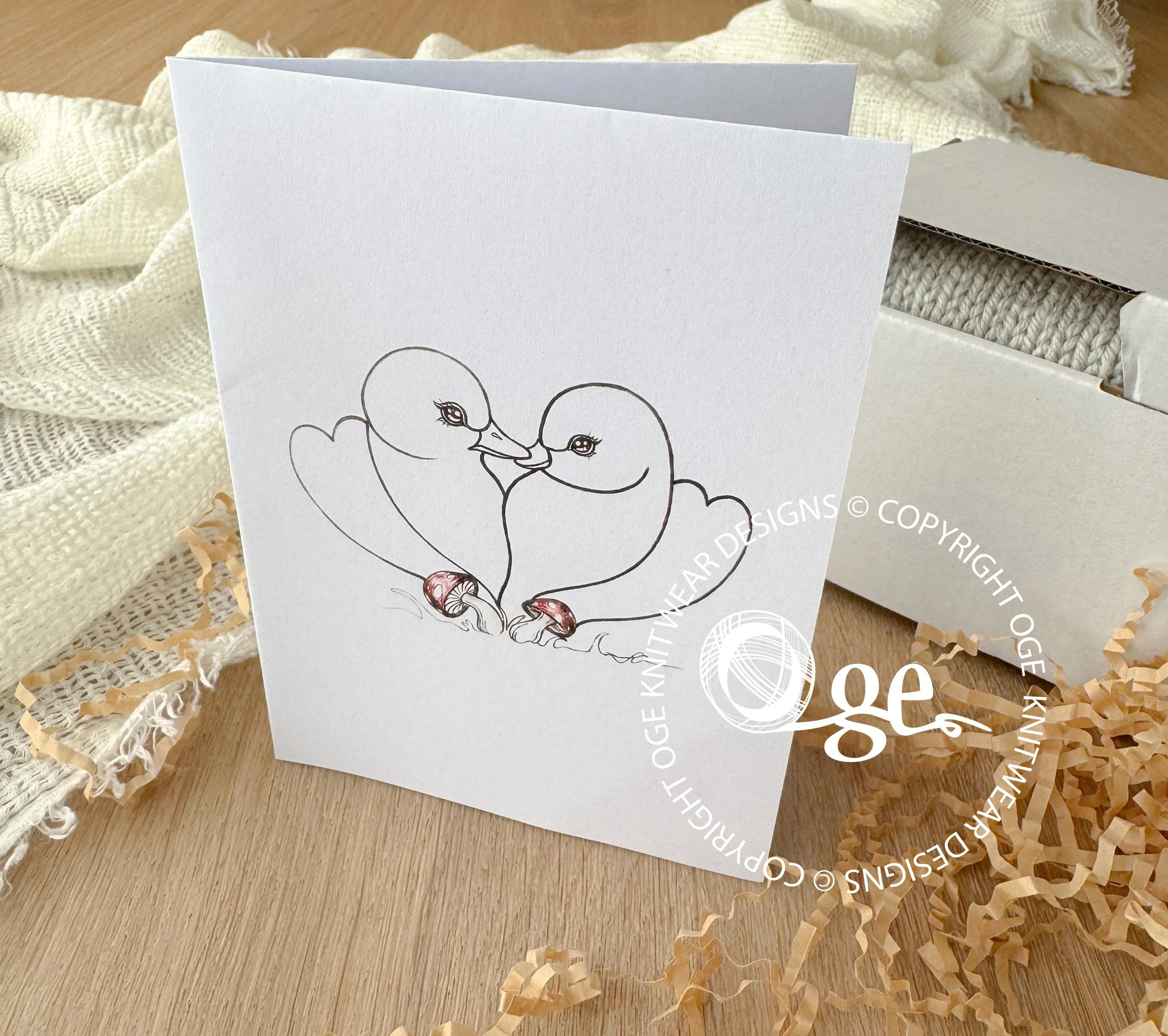 PDF CARD-Baby animal card set - M008