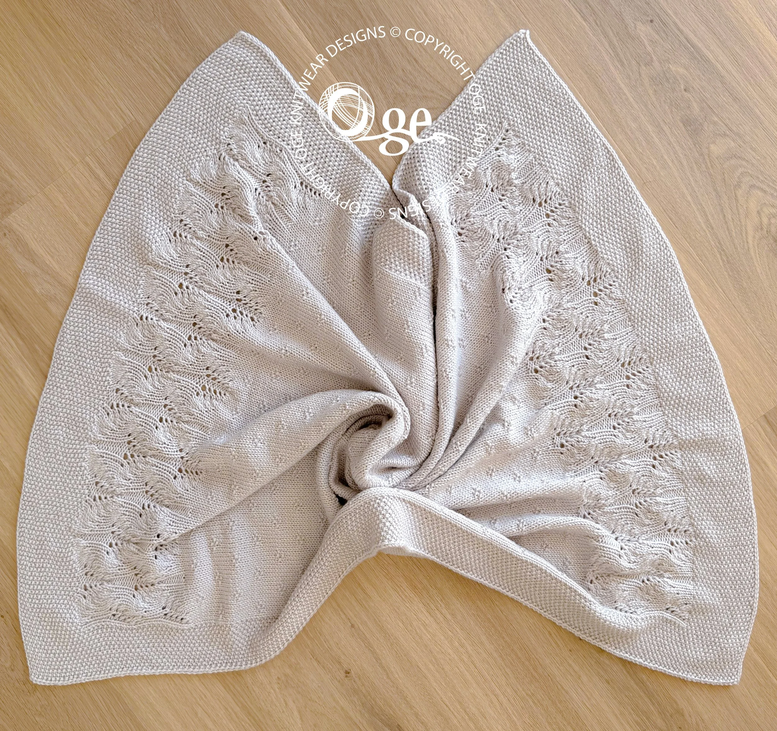 KNITTING PATTERN -- Elise Blanket - P283 (B)
