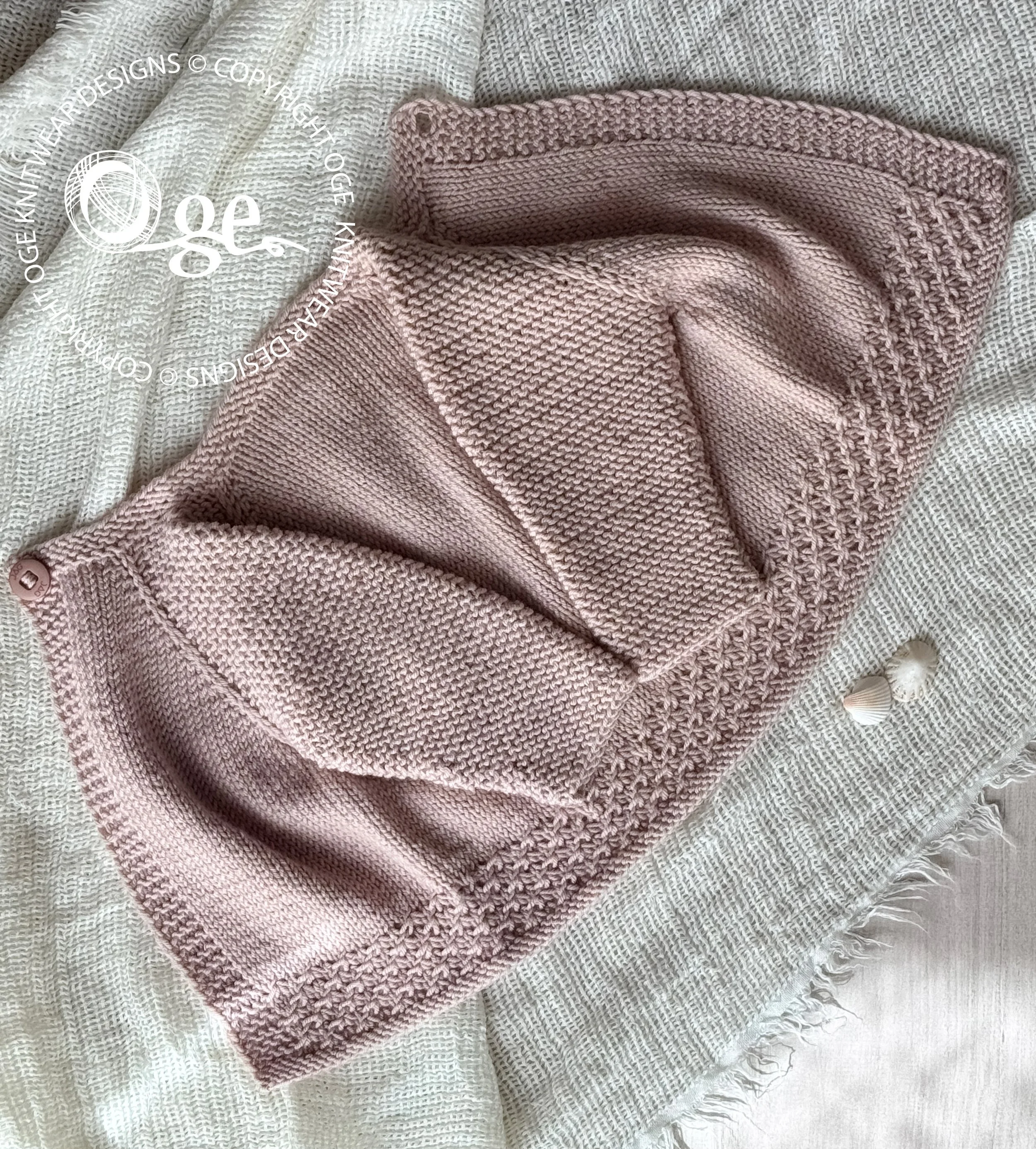 KNITTING PATTERN -- Maebry Top down cardigan - P152