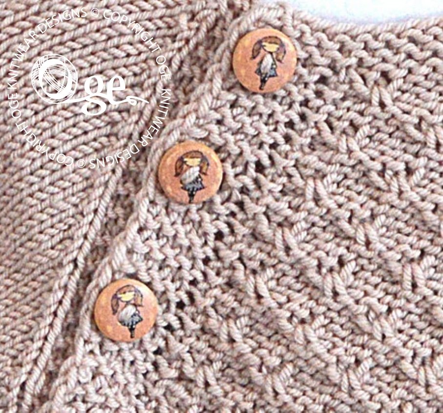 KNITTING PATTERN -- Honey Bee Jacket – P130