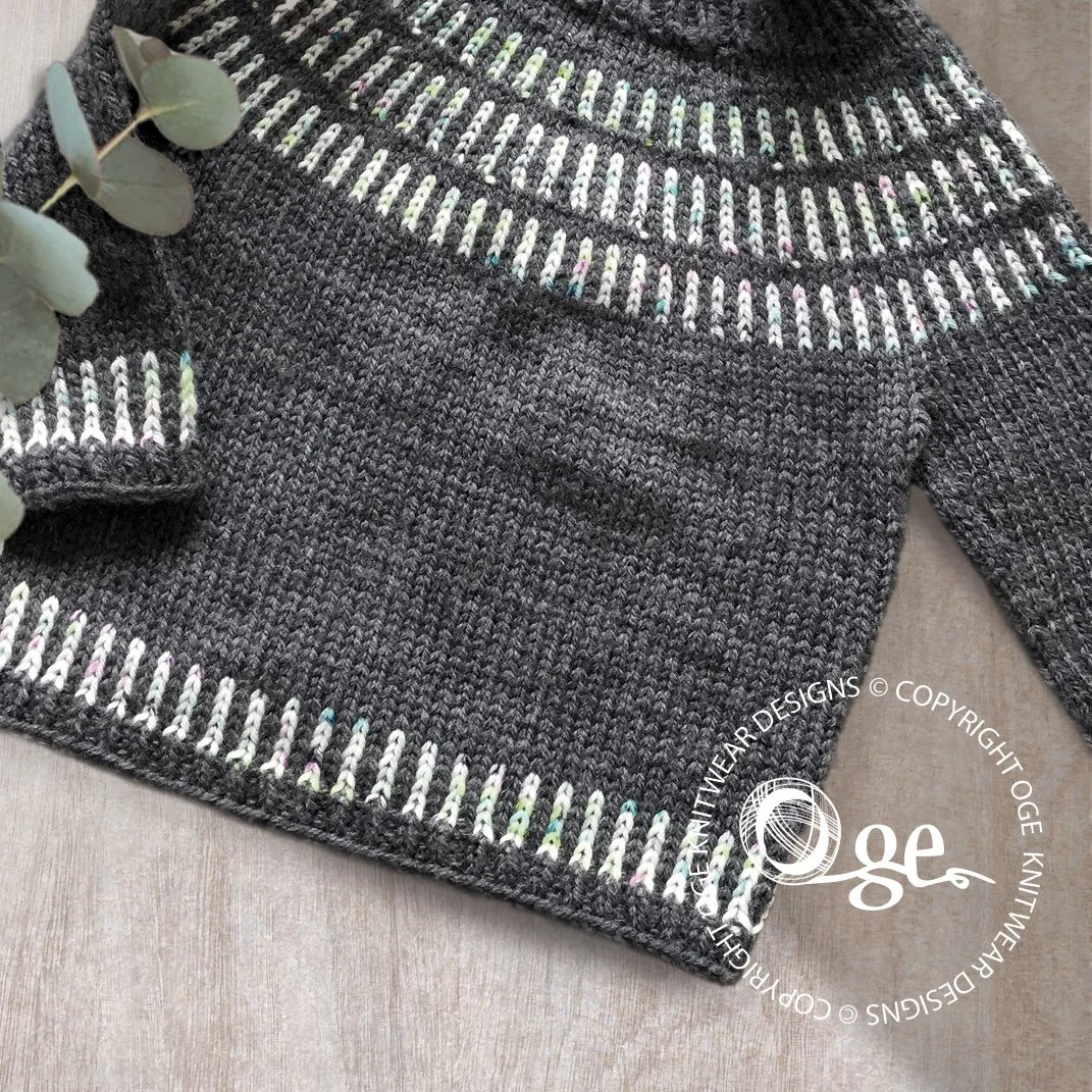 KNITTING PATTERN -- Binx Sweater - P174