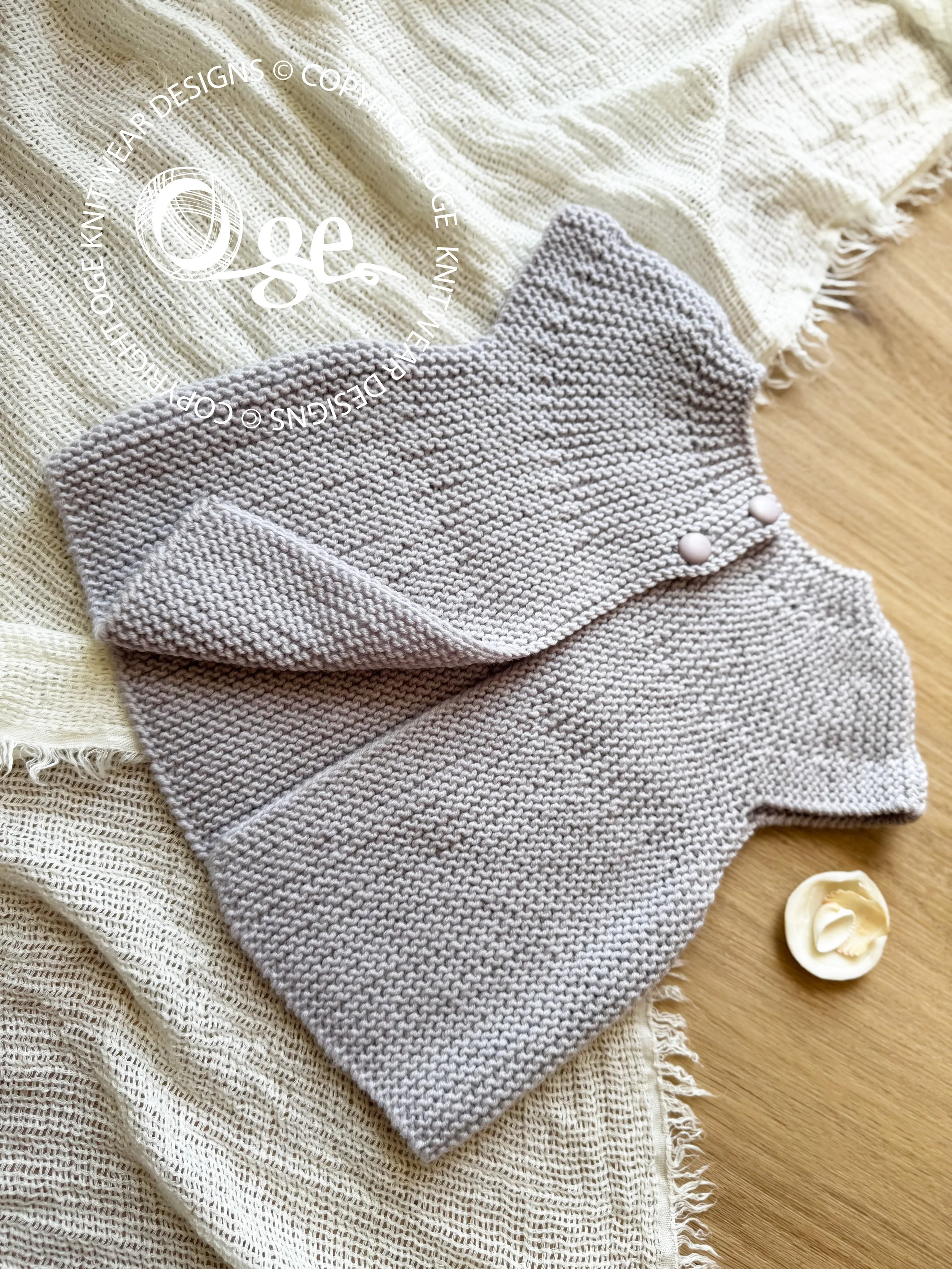 KNITTING PATTERN -- Baby Angel Top - P057