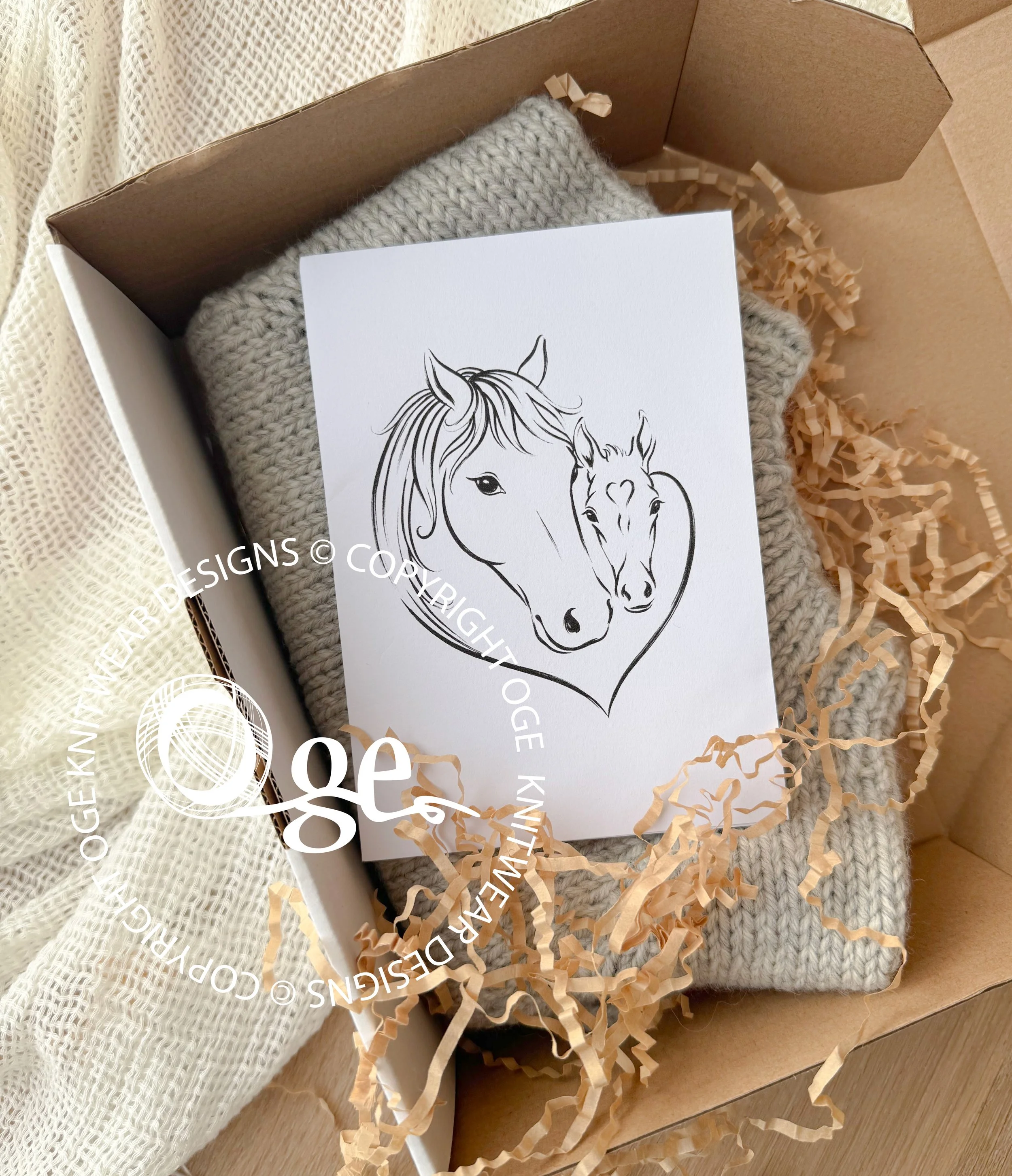 PDF CARD-Woody & Tulla printable card - M001