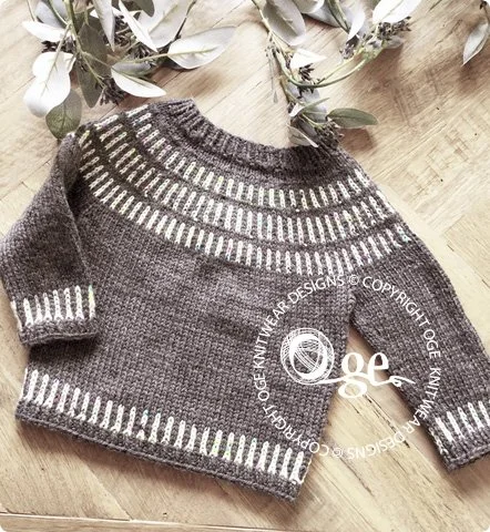 KNITTING PATTERN -- Binx Sweater - P174
