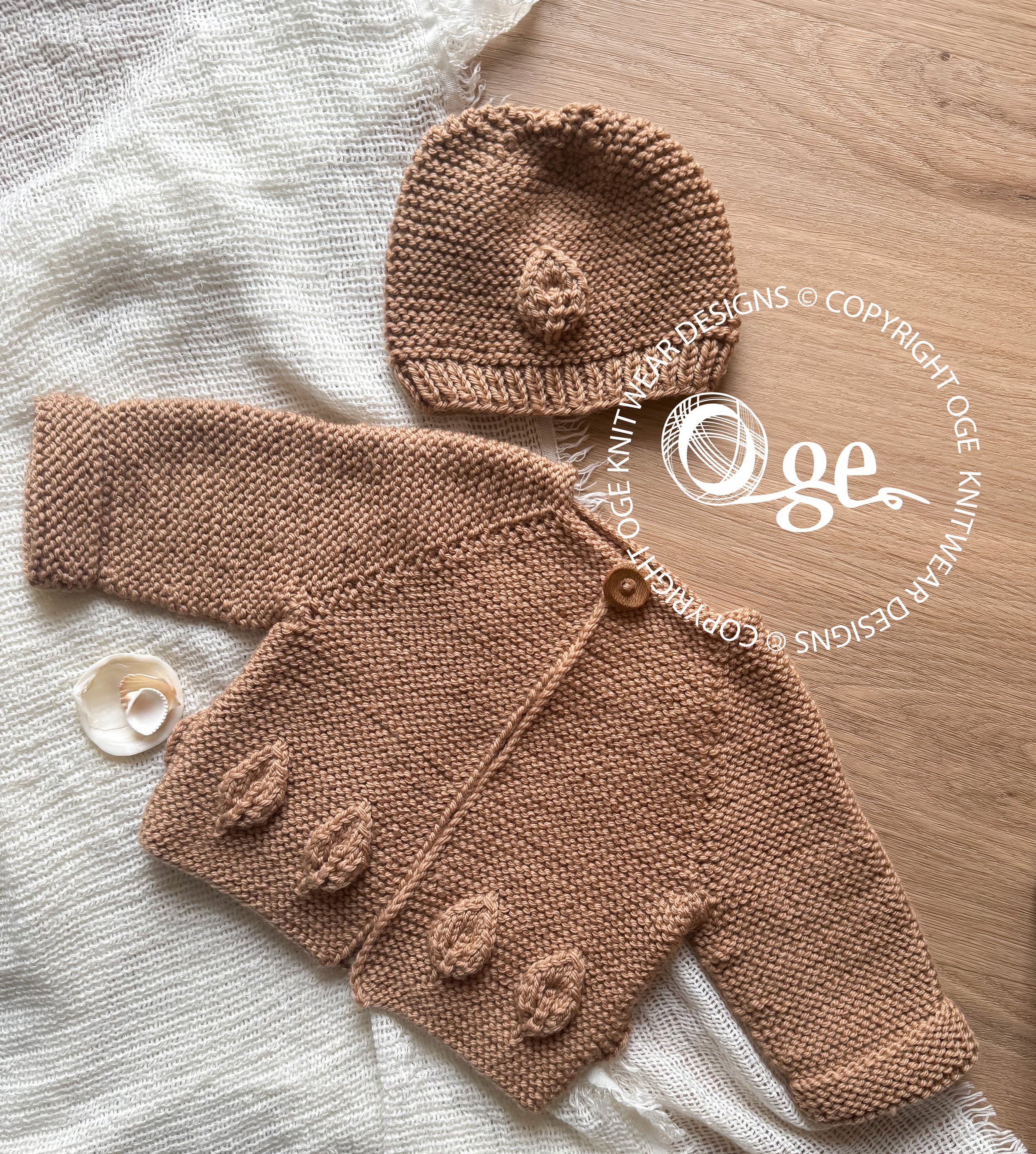 KNITTING PATTERN -Amber Fall Cardigan - P307