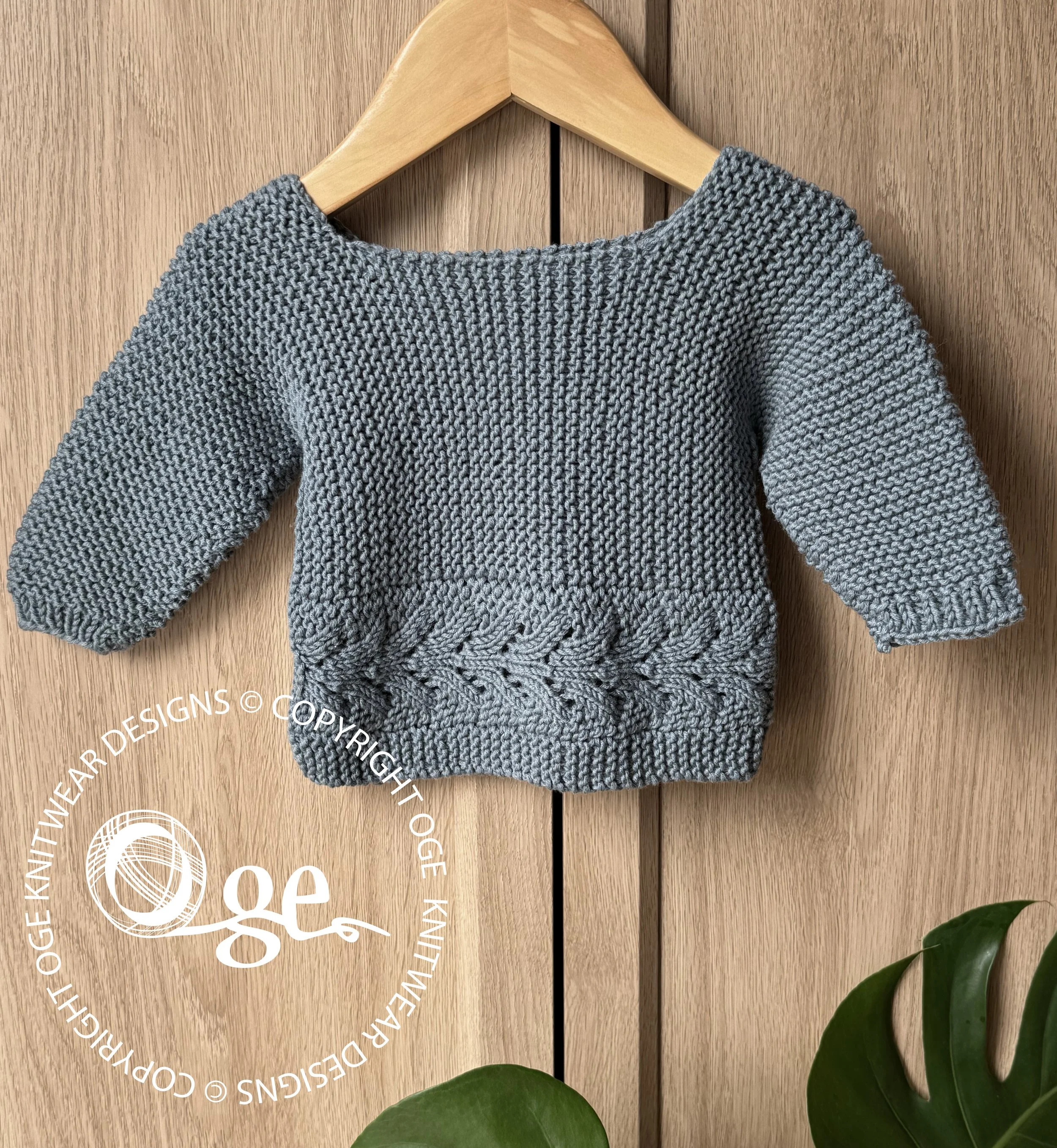 KNITTING PATTERN -- Aspen Fir Sweater - P171