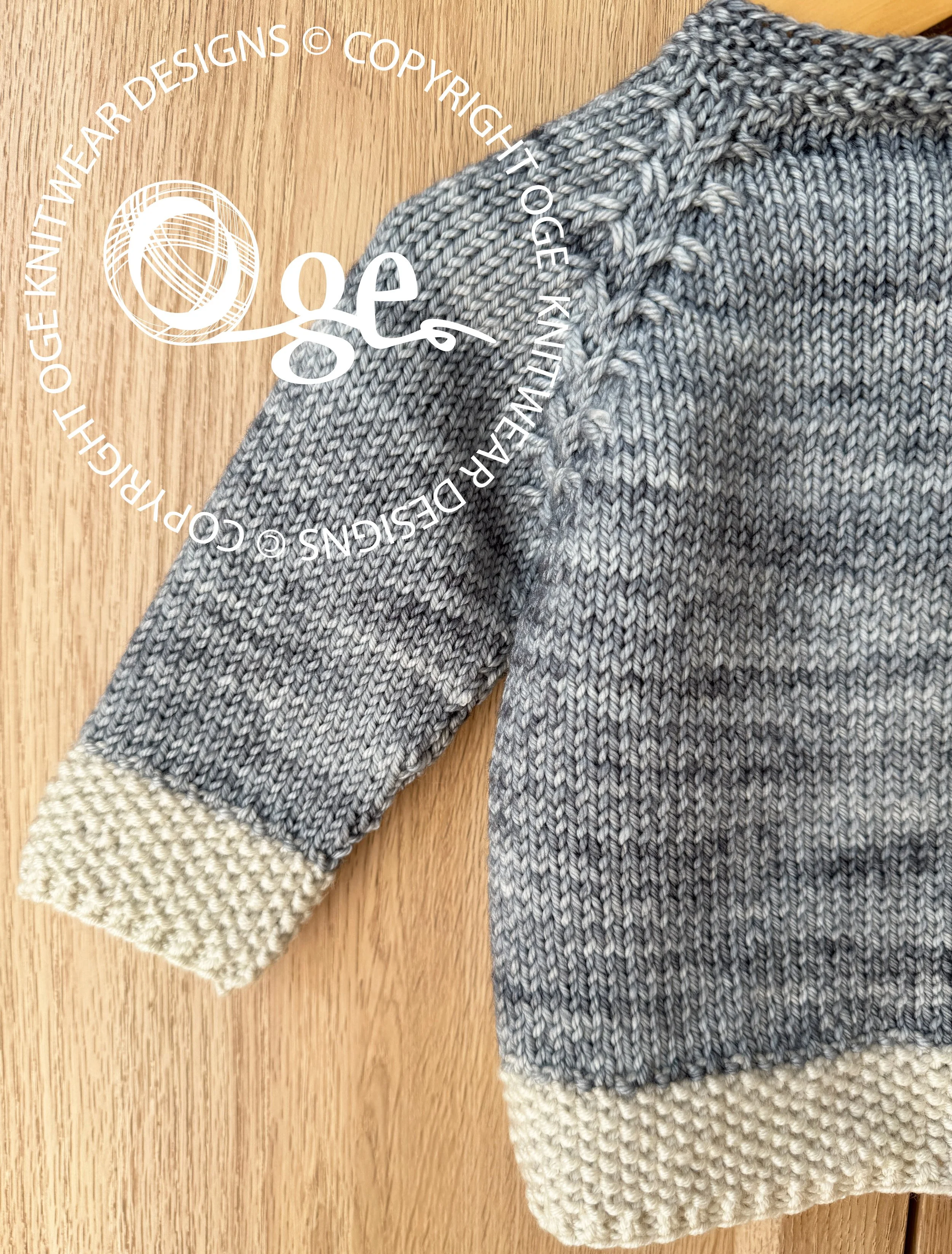 KNITTING PATTERN -Flavel Cardigan - P233