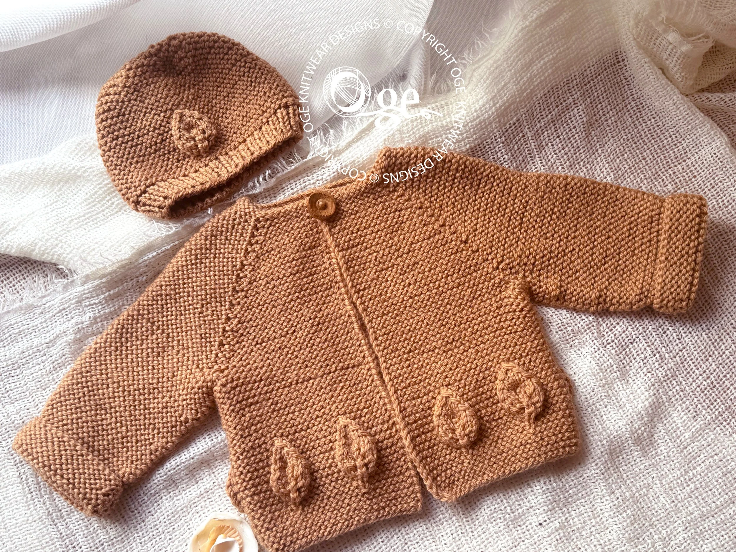 KNITTING PATTERN -Amber Fall Cardigan - P307