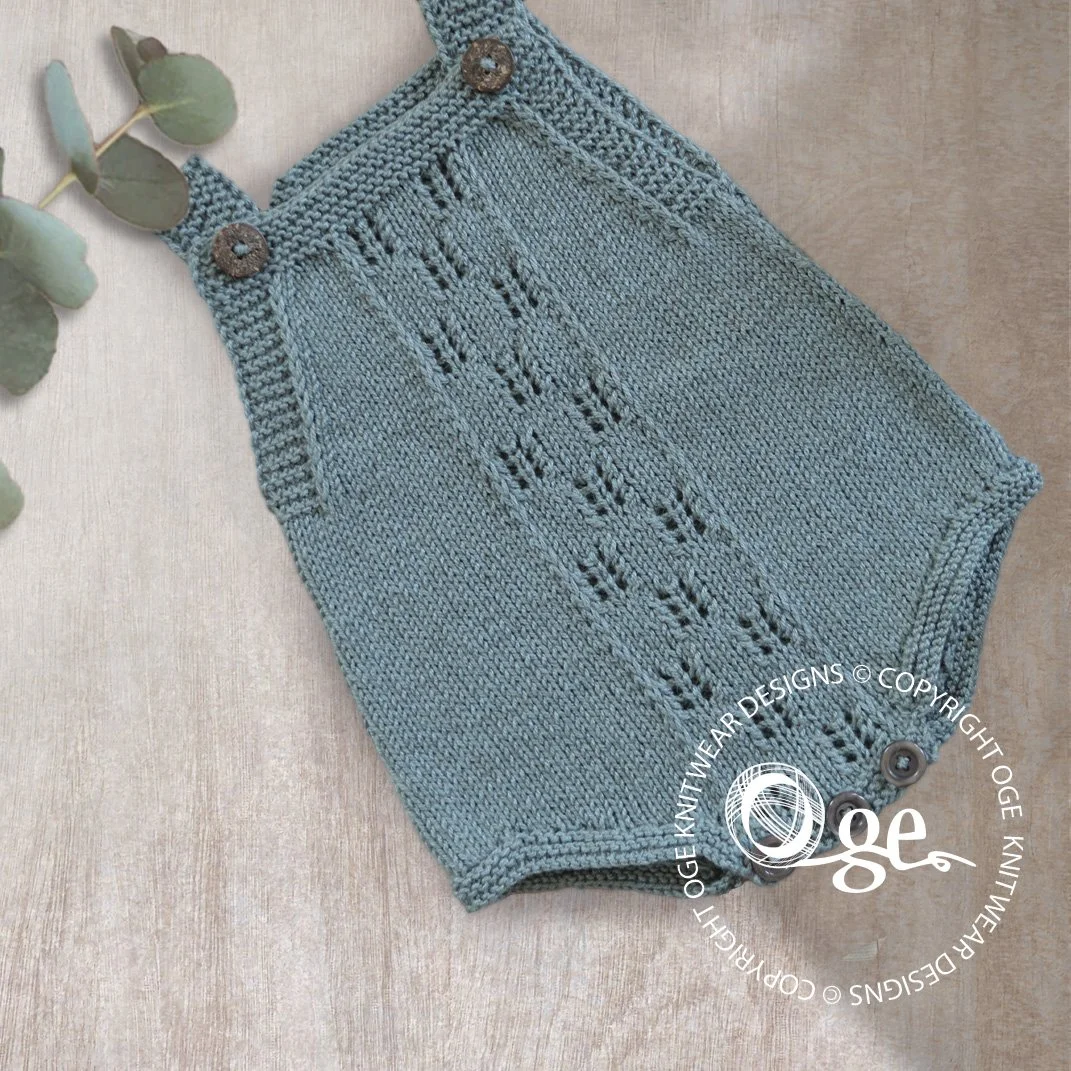 KNITTING PATTERN               -- Gumnut Rompers - P142