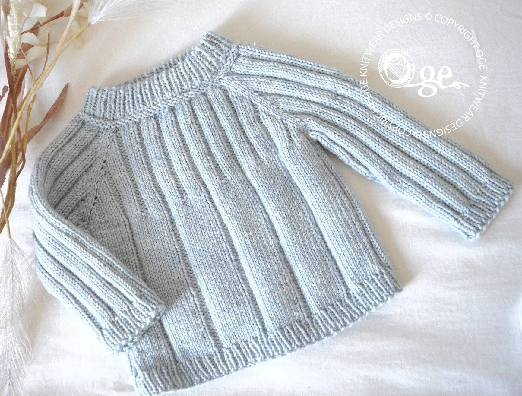 KNITTING PATTERN -- Linsey Sweater - P295