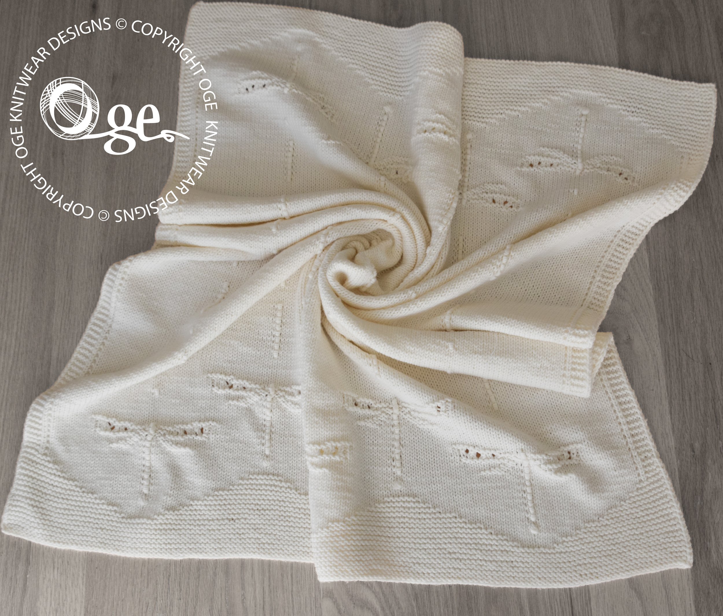 KNITTING PATTERN -- Grace Blanket - P281 (B)