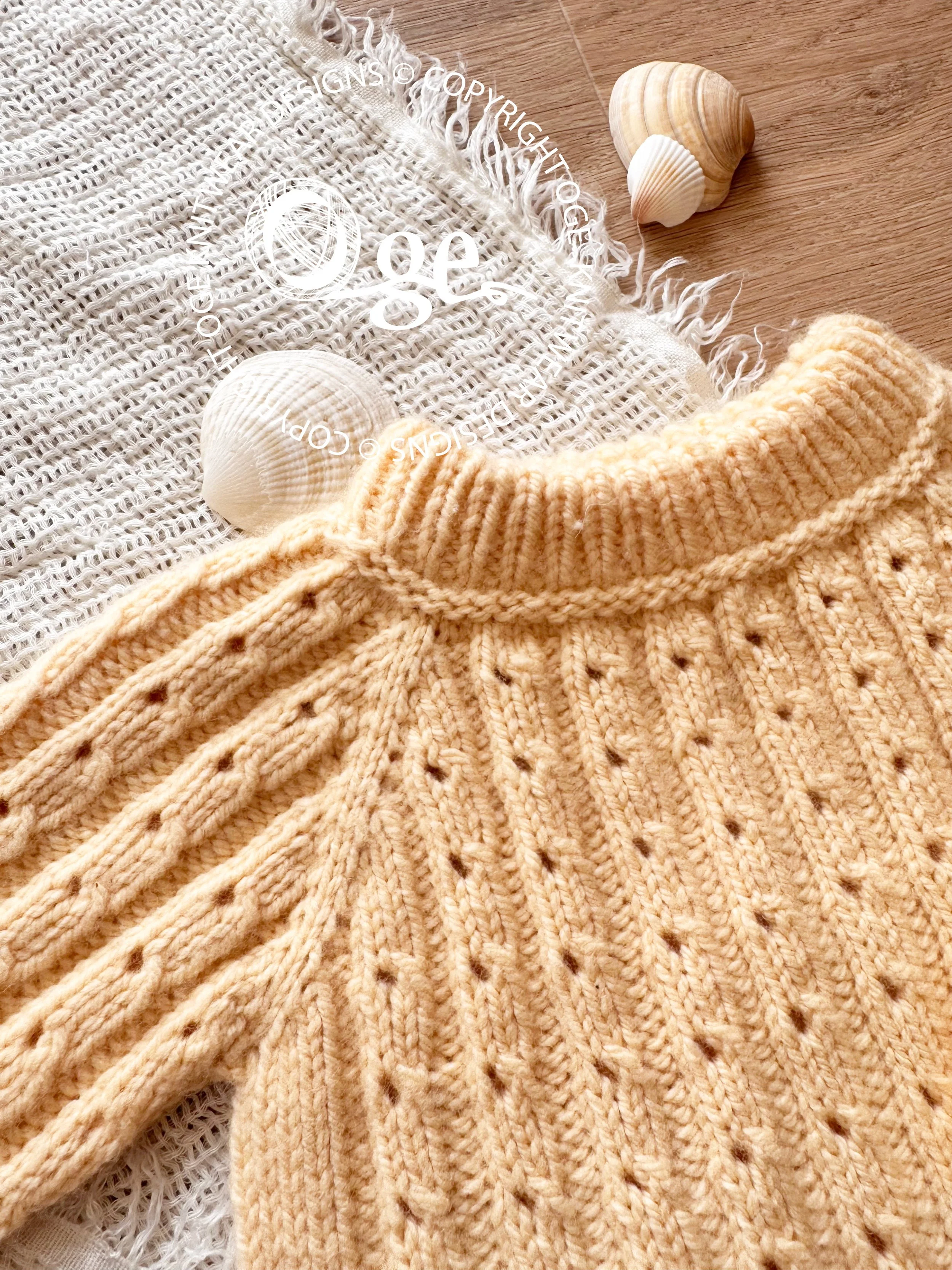 KNITTING PATTERN -- Lucania Sweater - P298