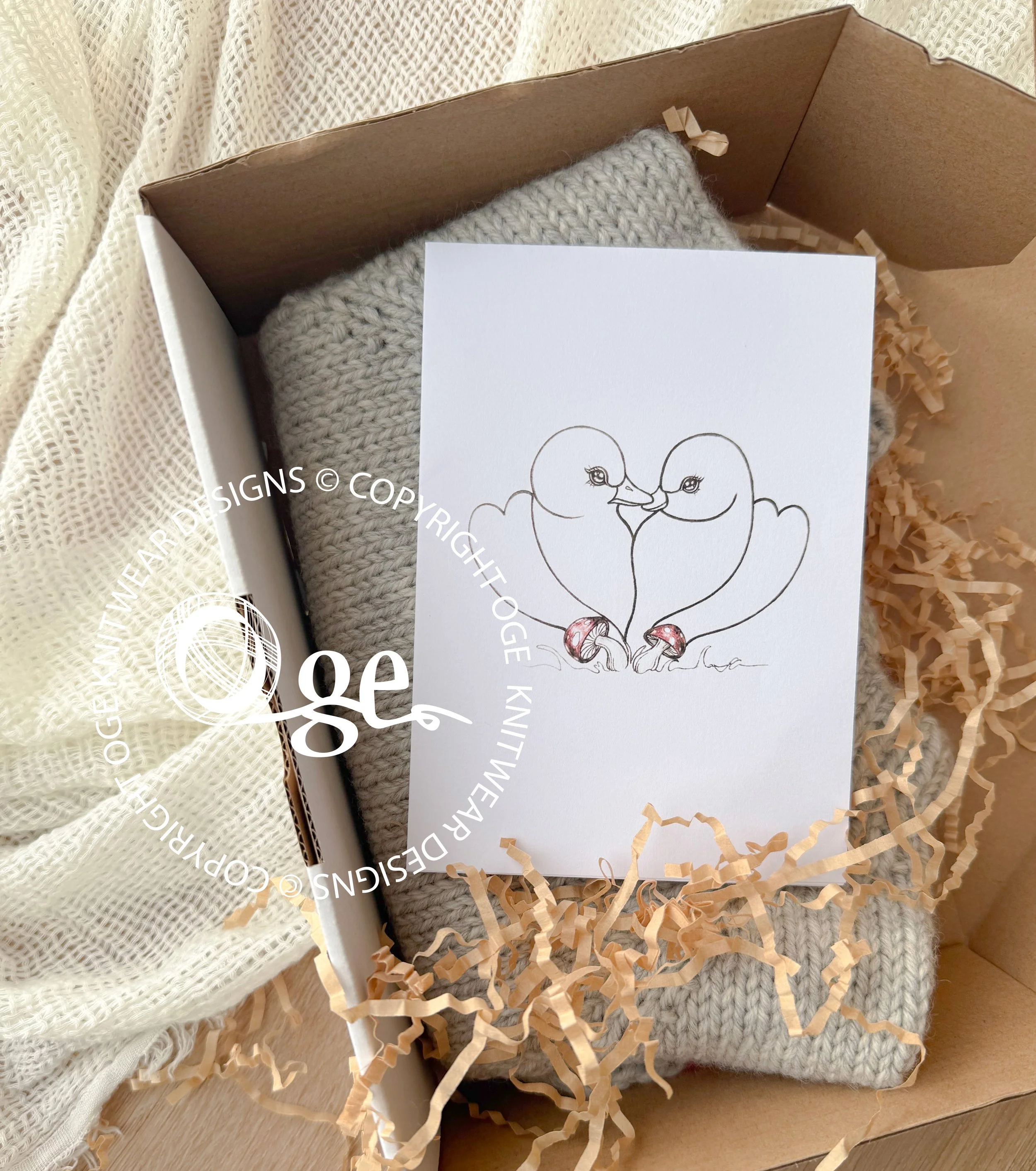 PDF CARD-Baby animal card set - M008