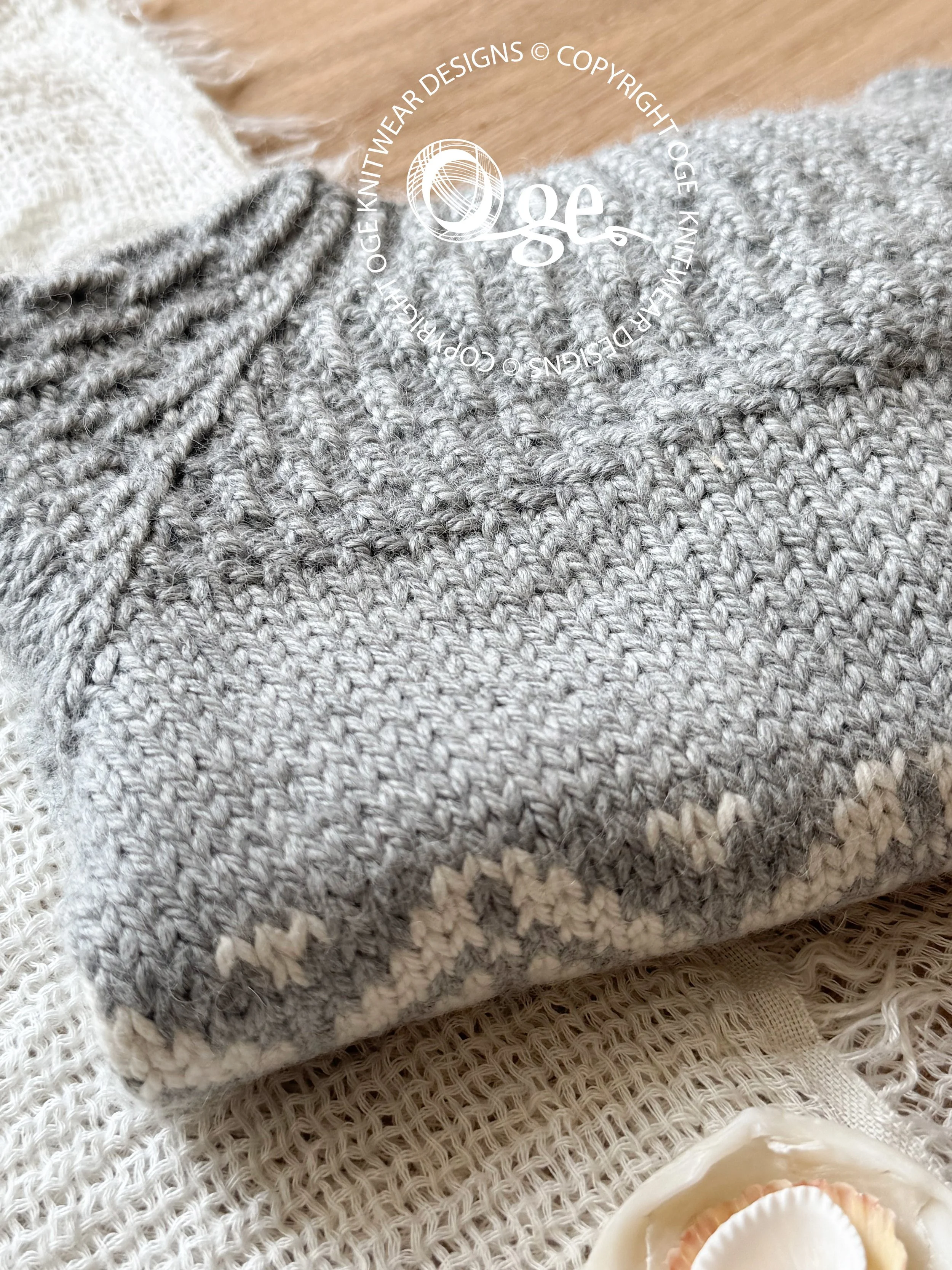 KNITTING PATTERN -- Stranden Sweater - P222